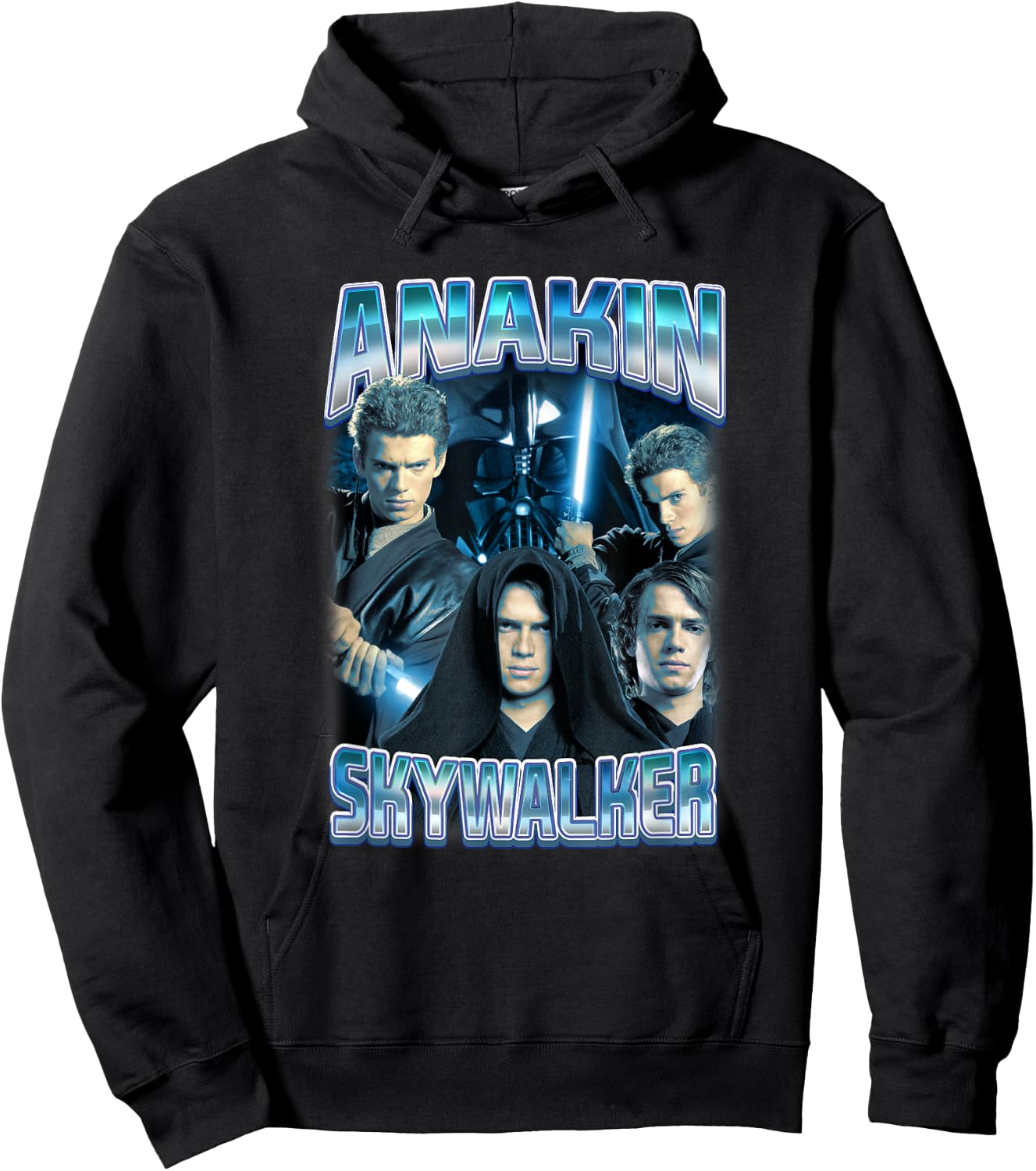 Star Wars Classic Anakin Skywalker Photo Collage Poster Hoodie - Hoodie | Black