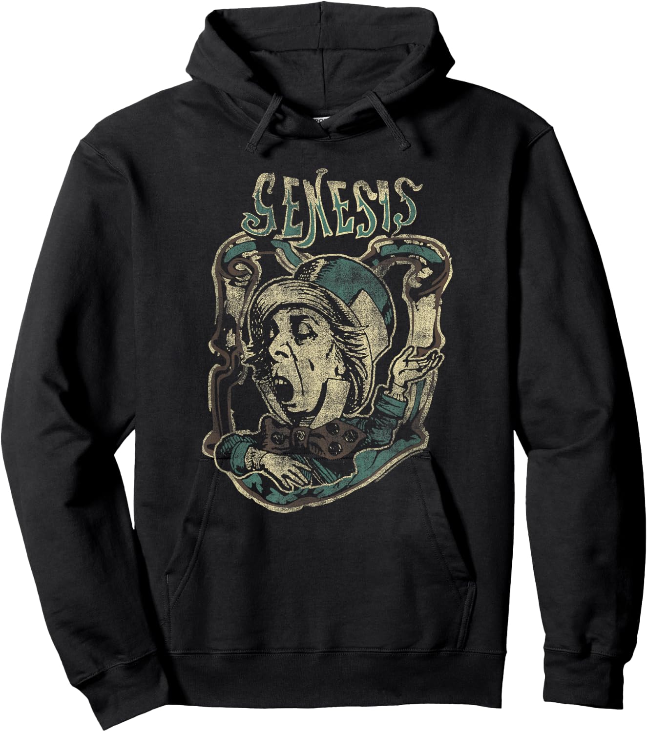 Genesis Mad Hatter Distressed Hoodie - Hoodie | Black