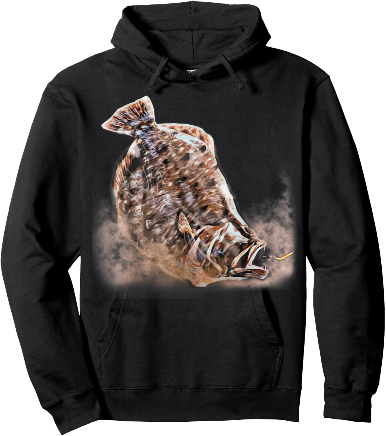 Flounder Fishing Shirt & Gear , Women & Kids Flounder Hoodie - Hoodie | Black