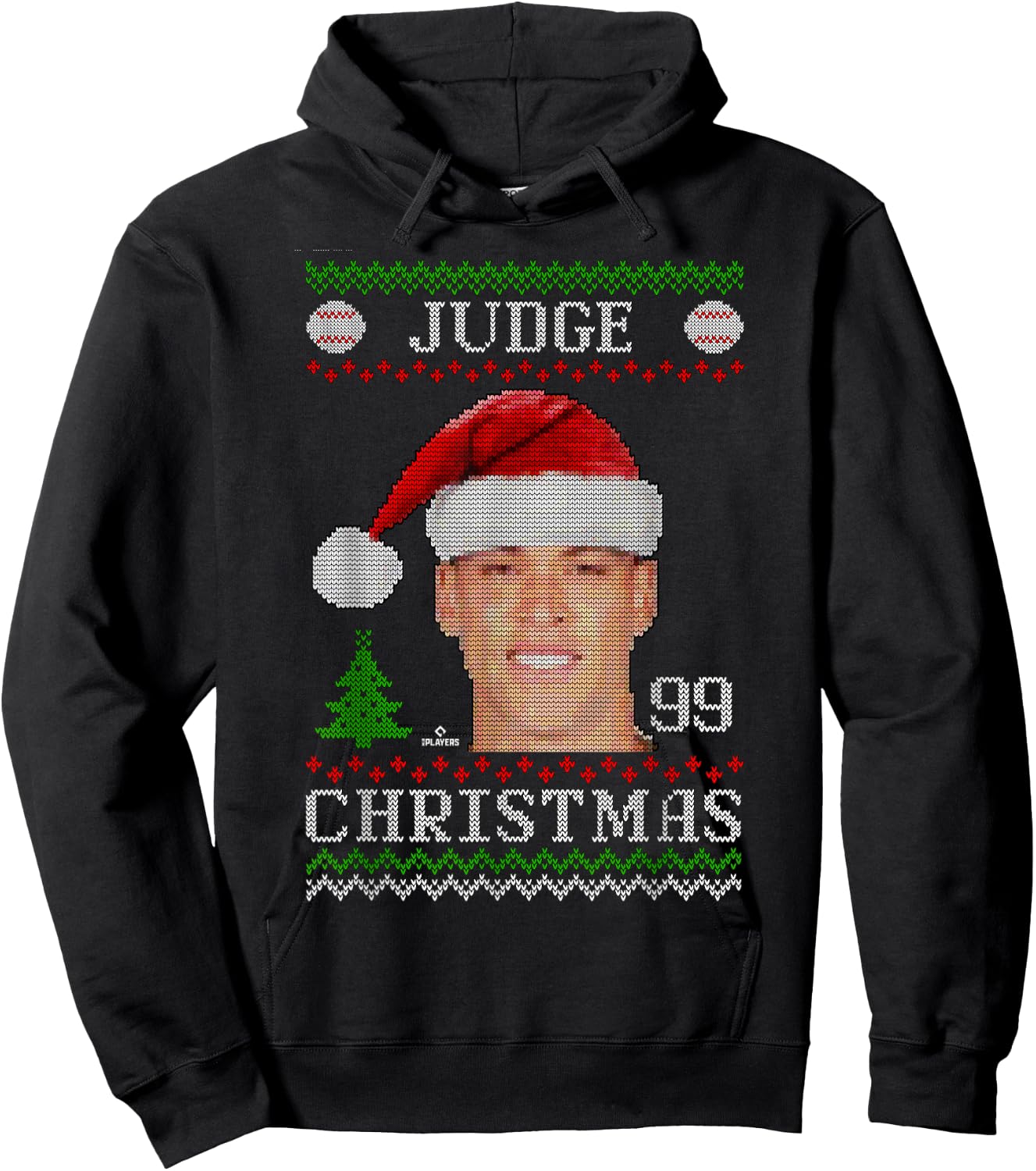Aaron Judge New York Baseball Christmas Sweater MLBPA Hoodie - Hoodie | Black