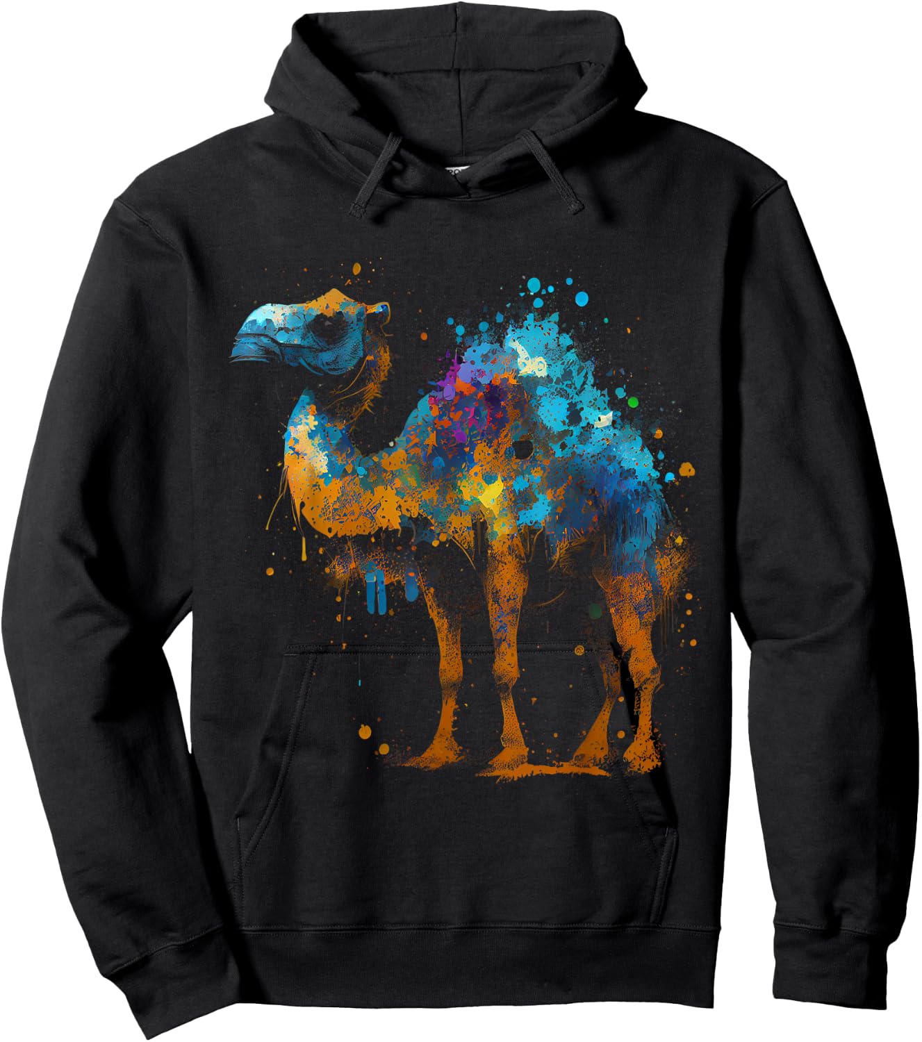 Camel Africa Safari Animal Favorite Animal Fan Camel Hoodie - Hoodie | Black