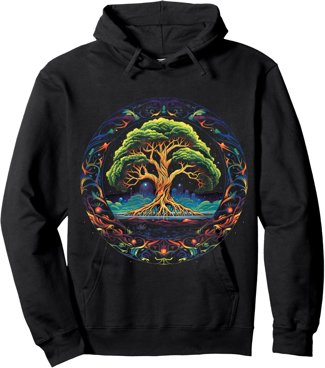 Tree of Life Viking Midgard Thor Walhalla Hoodie - Hoodie | Black