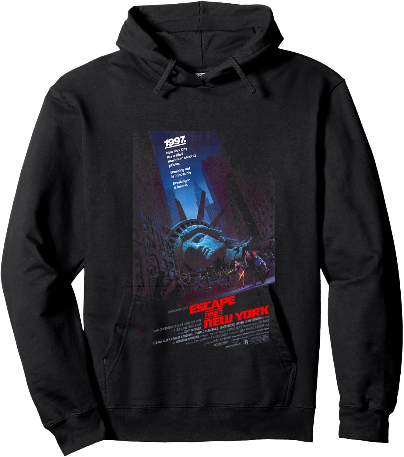 Escape from New York Snake Breaking Out is Impossible Hoodie - Hoodie | Black