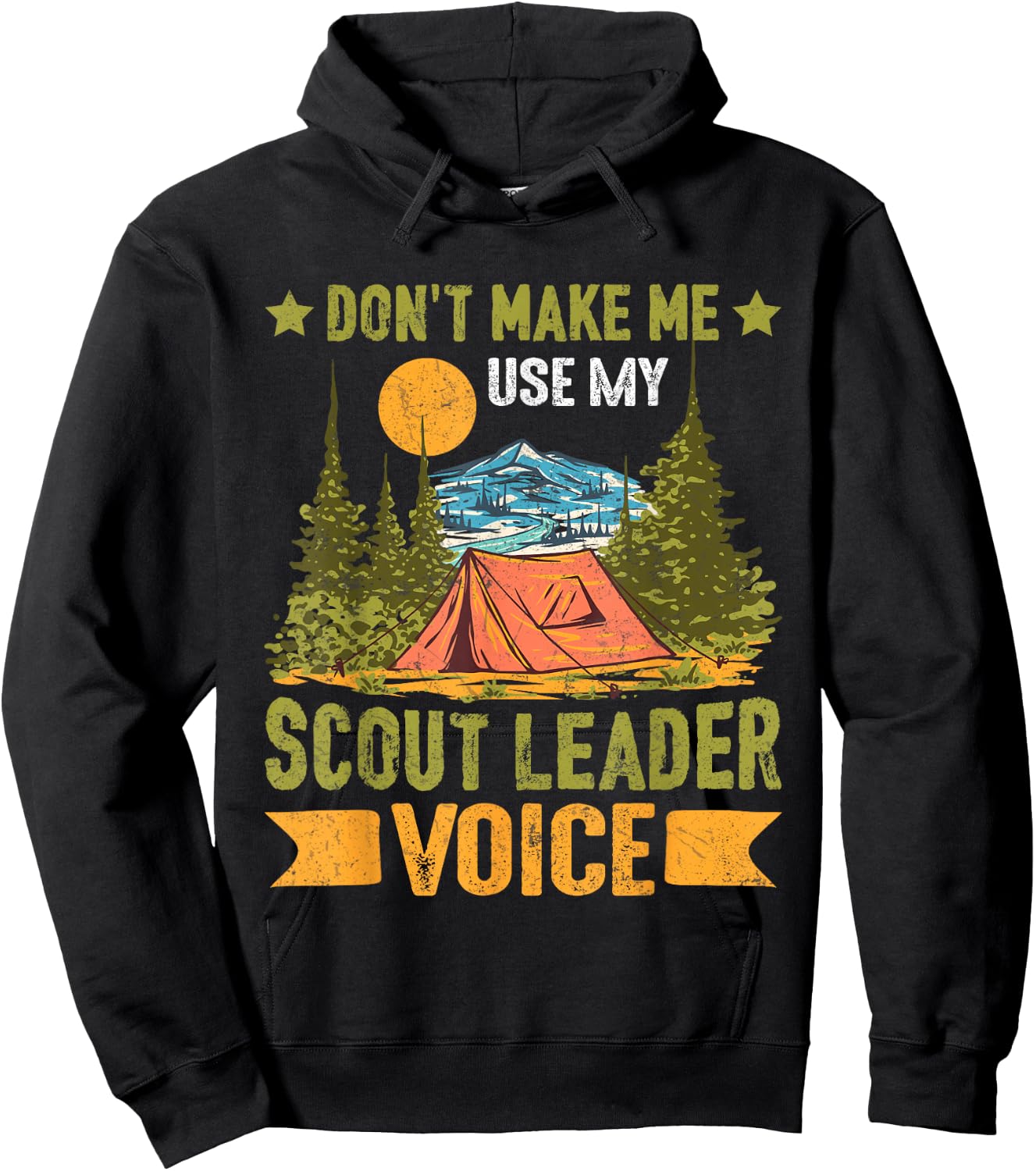 Scout For Girls boys Funny Scouting Leader Hoodie - Hoodie | Black