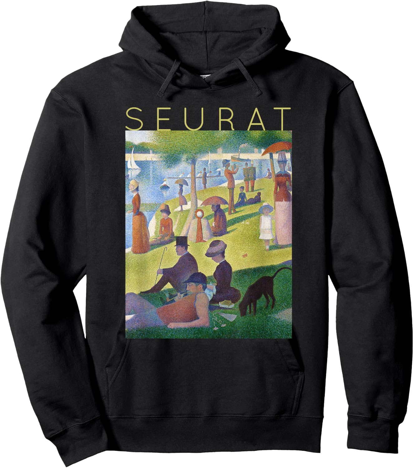 Georges Seurat - A Sunday Afternoon on La Grande Jatte 3 Hoodie - Hoodie | Black