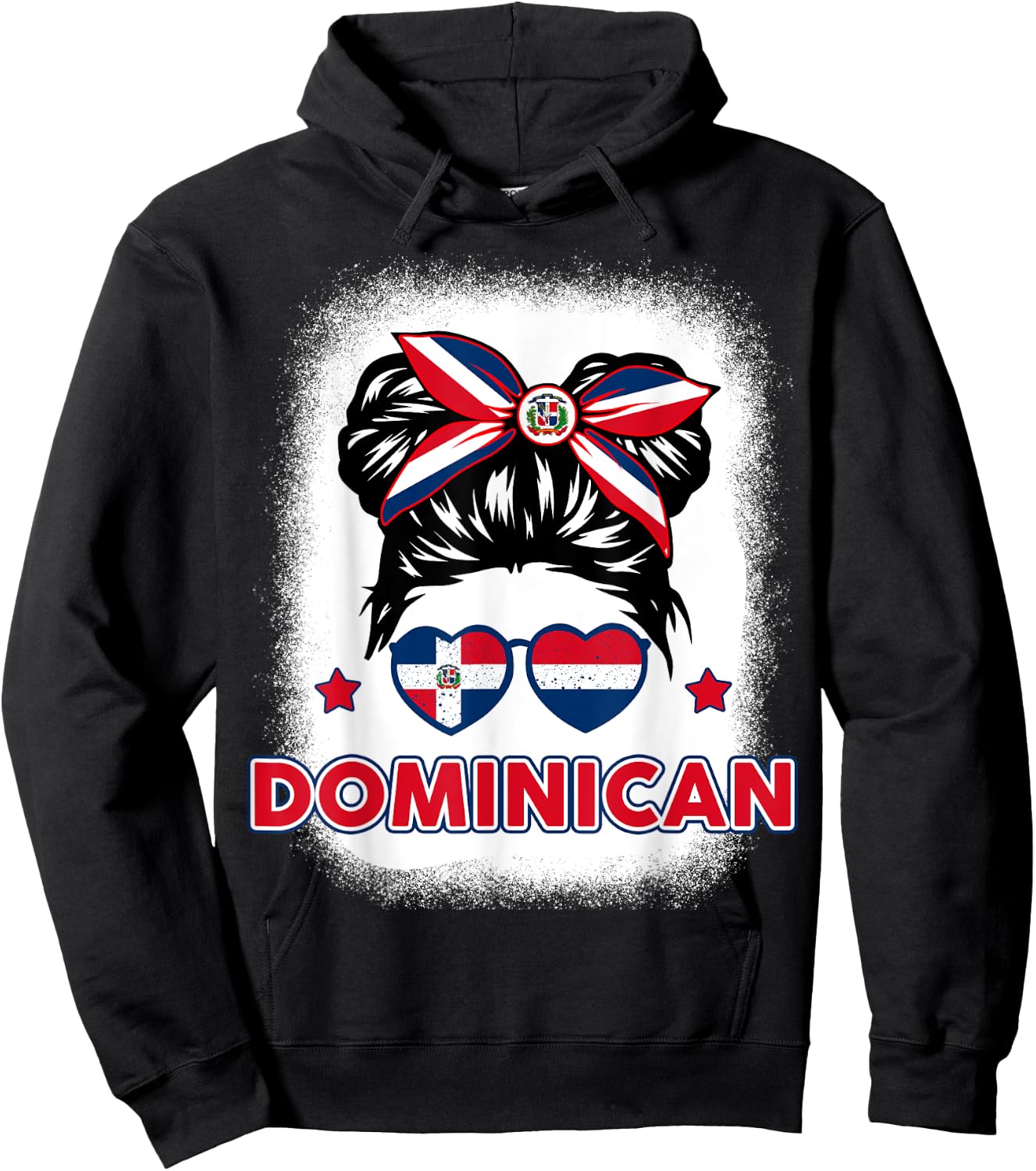 La Dominican Republica Hispanic Heritage Dominicana Kid Girl Hoodie - Hoodie | Black