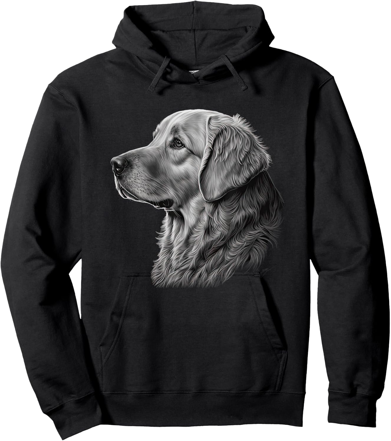 Funny Golden Retriever Hoodie - Hoodie | Black