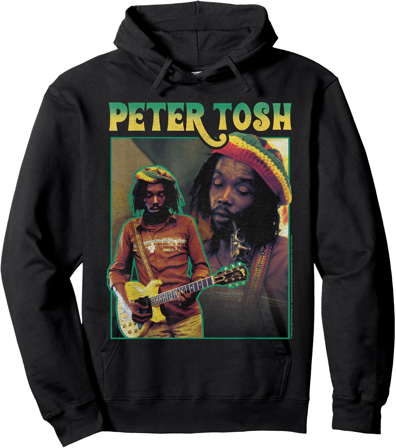 Peter Tosh Double Portrait Hoodie - Hoodie | Black