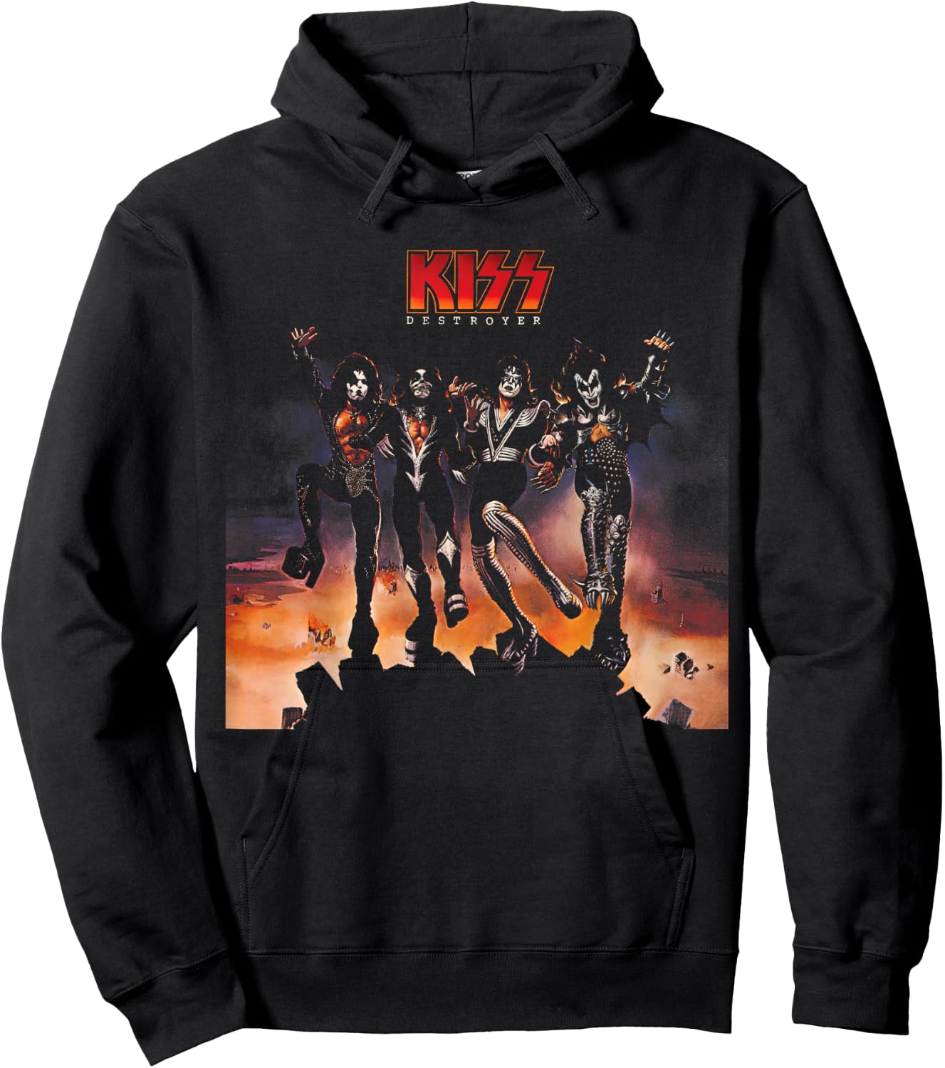 KISS - 1976 Destroyer Hoodie - Hoodie | Black
