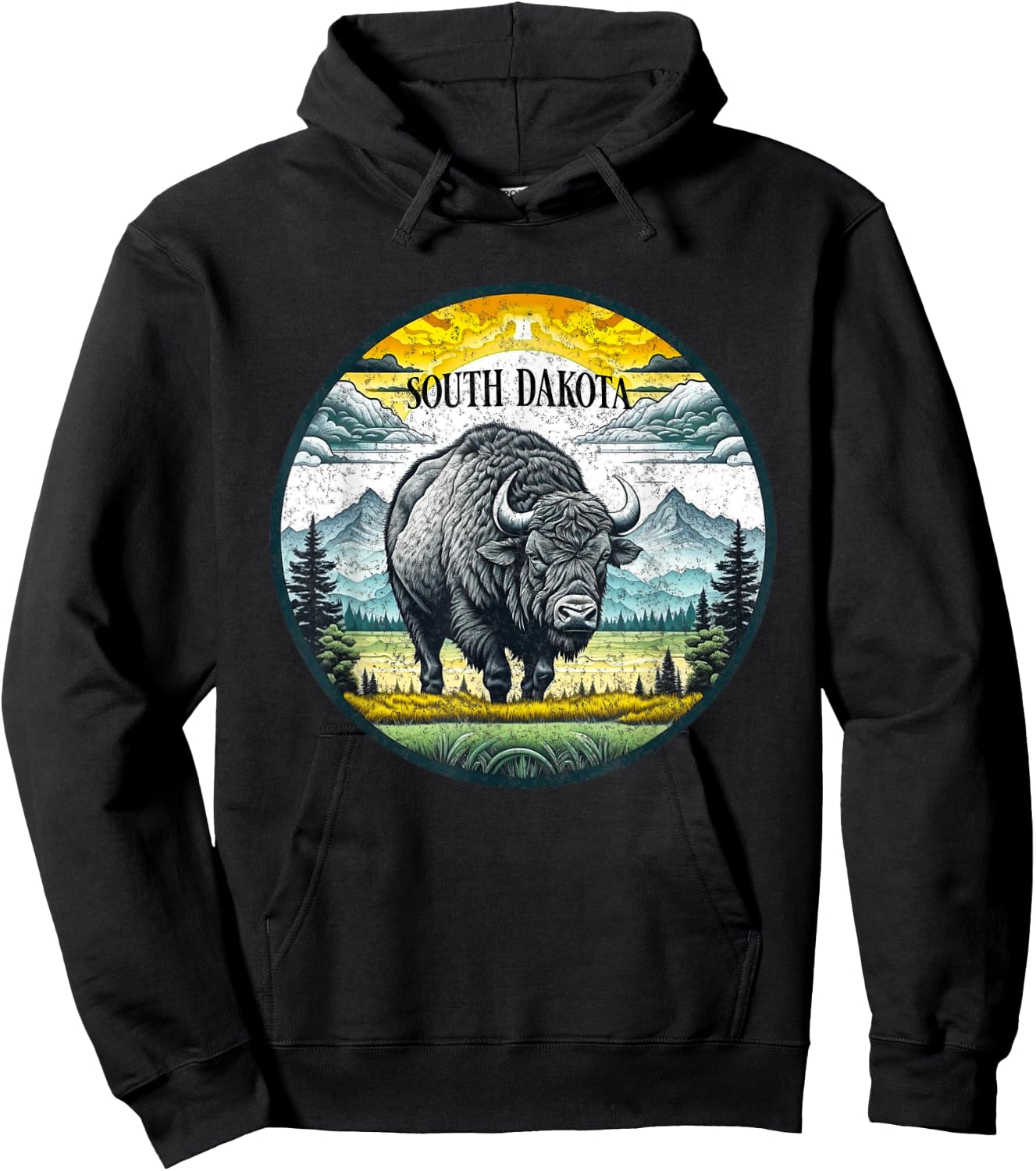 South Dakota Hoodie - Hoodie | Black