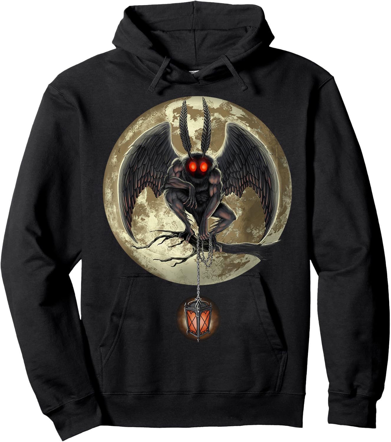 Mothman Cryptozoology Cryptid Creature Cryptozoologist Hoodie - Hoodie | Black