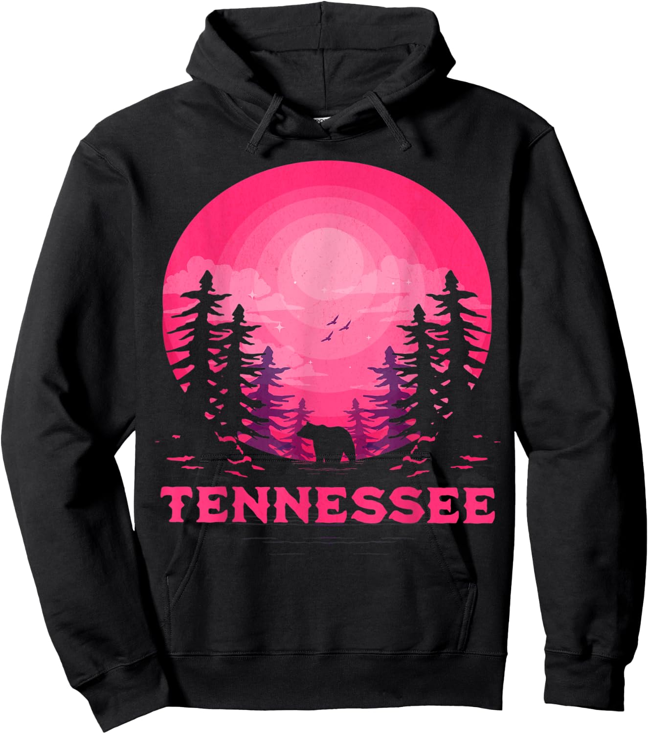 Tennessee Bear Nature Outdoors Hoodie - Hoodie | Black