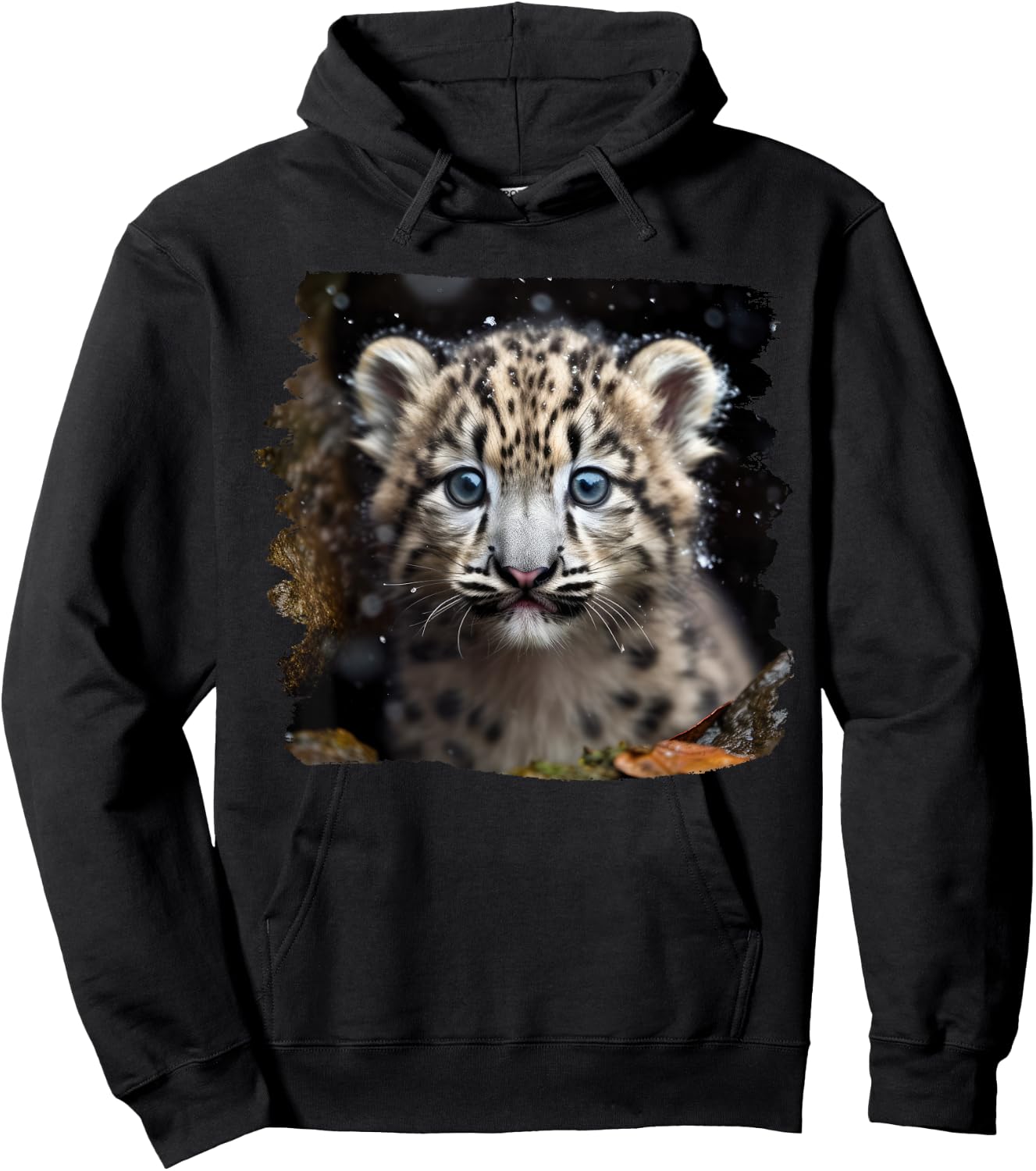 Snow Leopards Snow Leopard Hoodie - Hoodie | Black