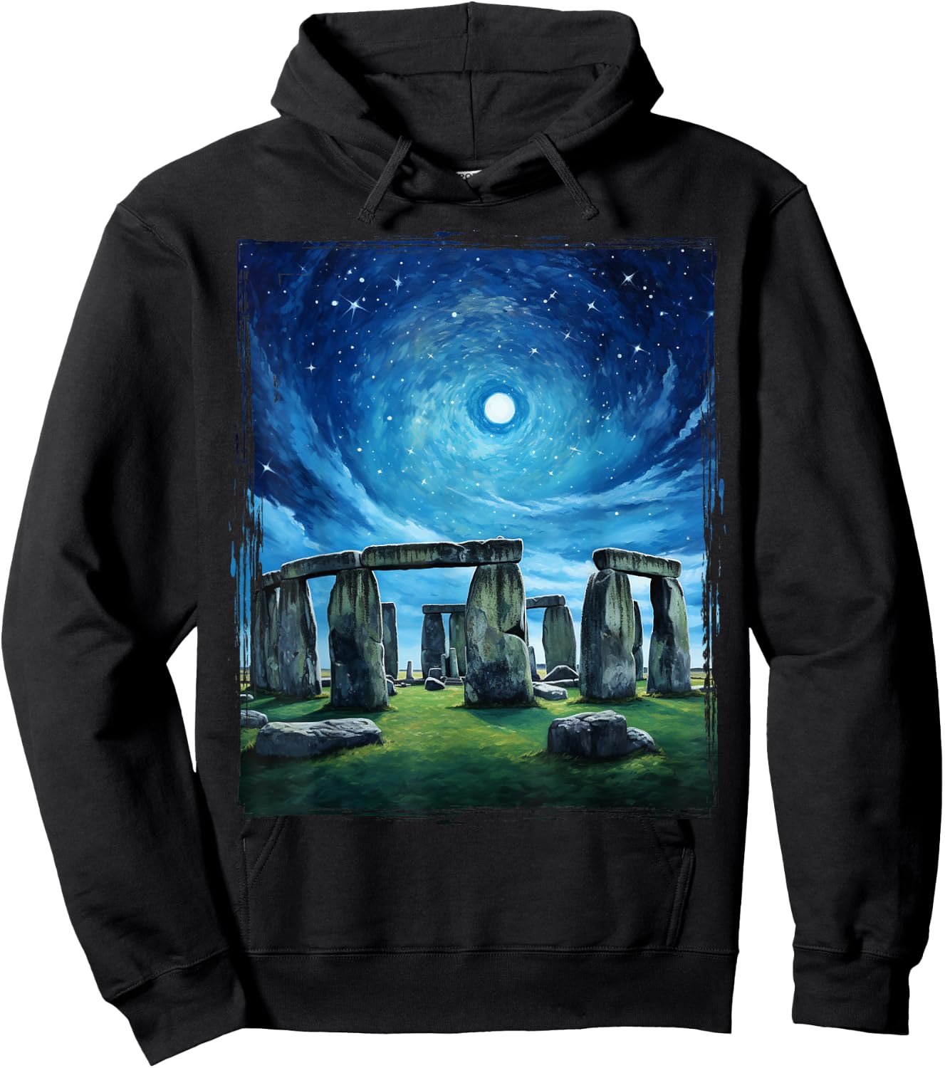 Funny Stonehenge England History Meme Souvenir Hoodie - Hoodie | Black
