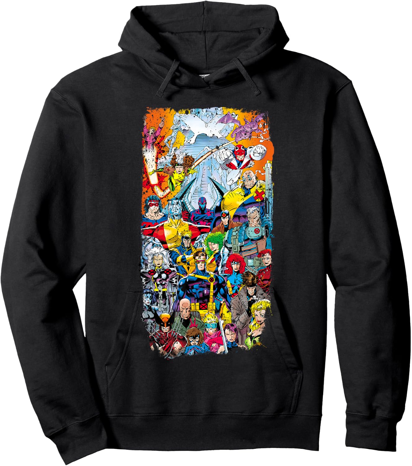 Marvel X-Men Forever Alpha #1 Comic Book Cover Distressed Hoodie - Hoodie | Black