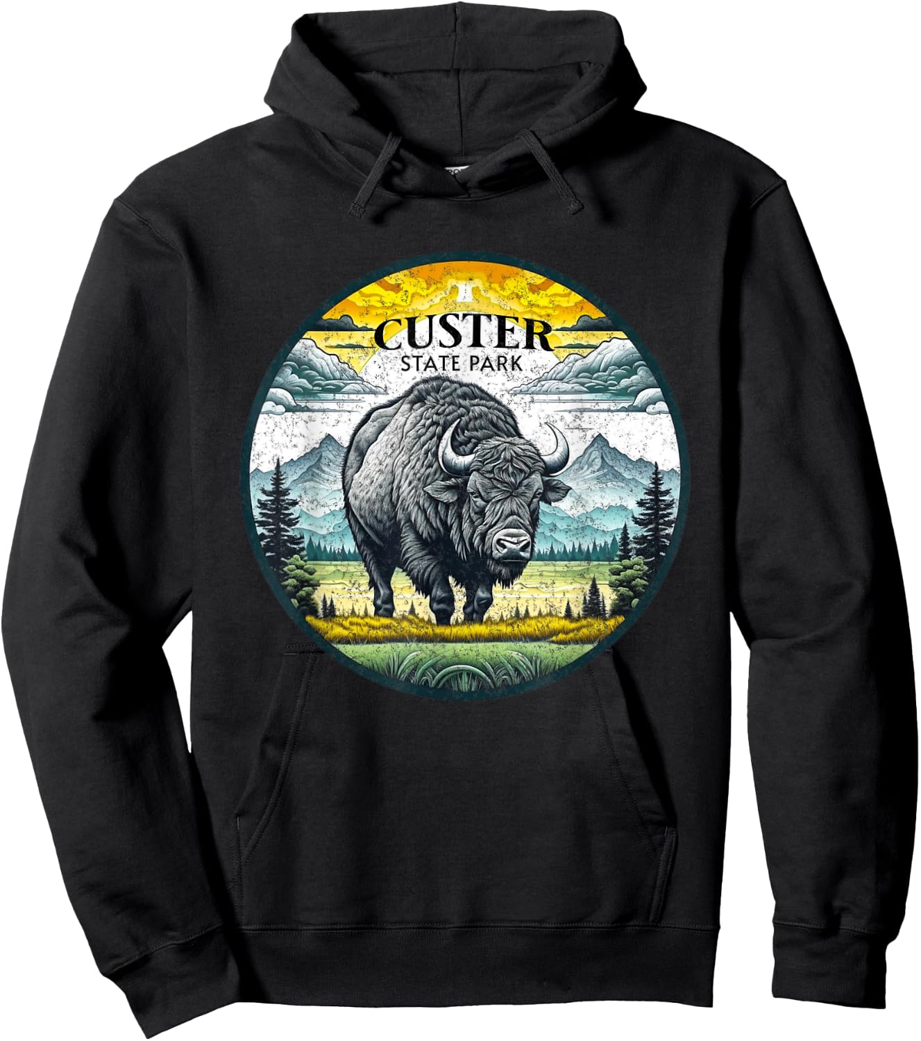 Custer State Park Hoodie - Hoodie | Black
