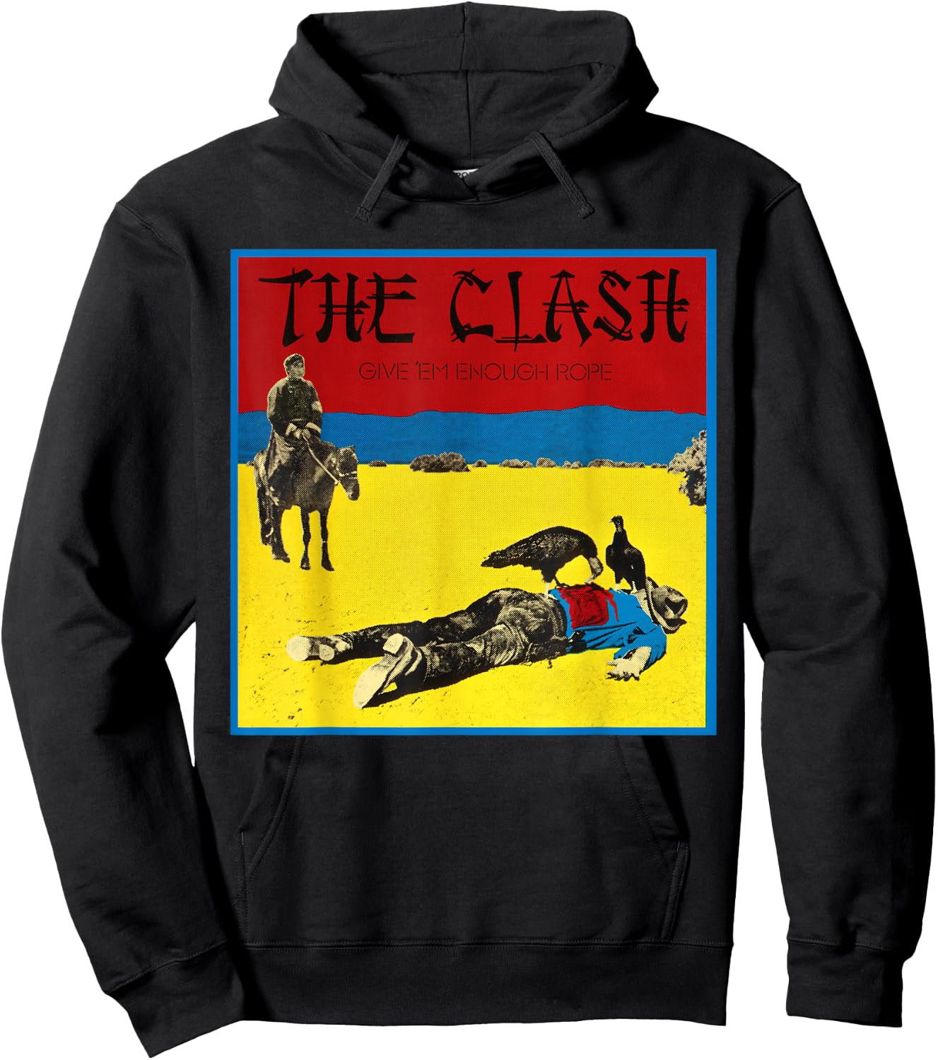 The Clash - Give 'Em Enough Rope Hoodie - Hoodie | Black