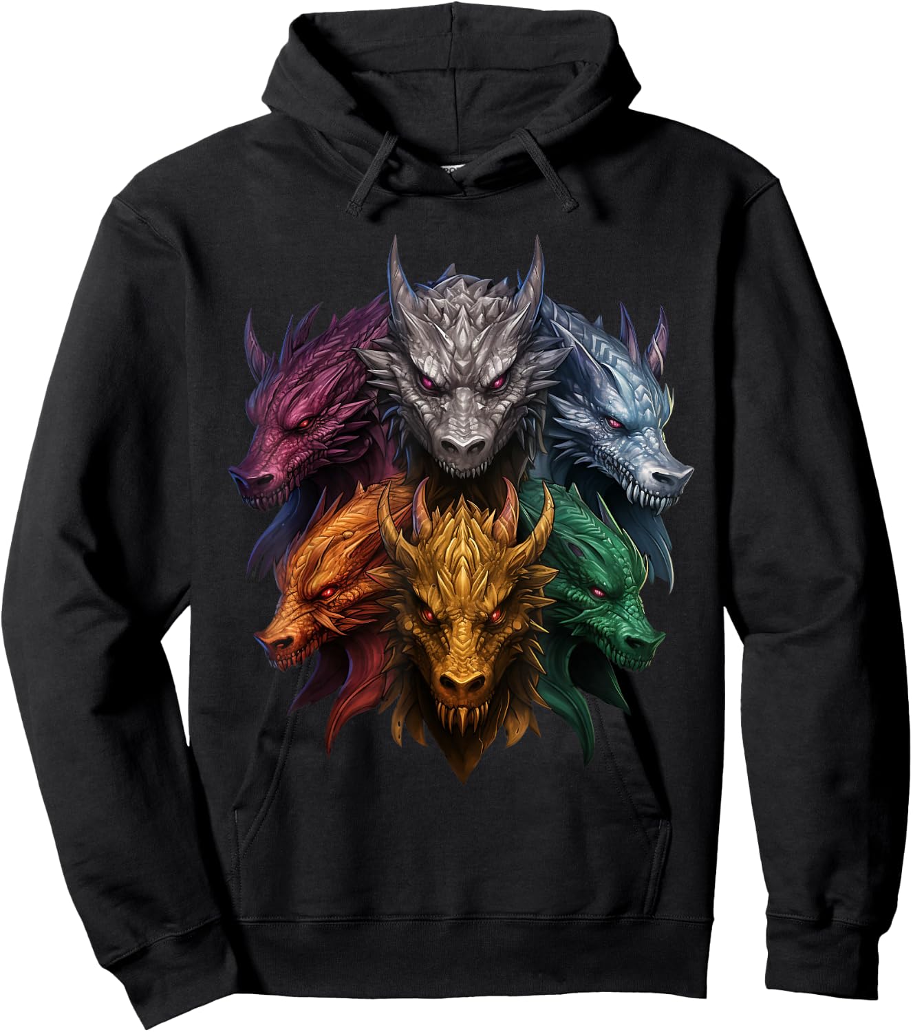 Dragon Lovers Dragon Types Women Men Girls Boys Dragons Hoodie - Hoodie | Black