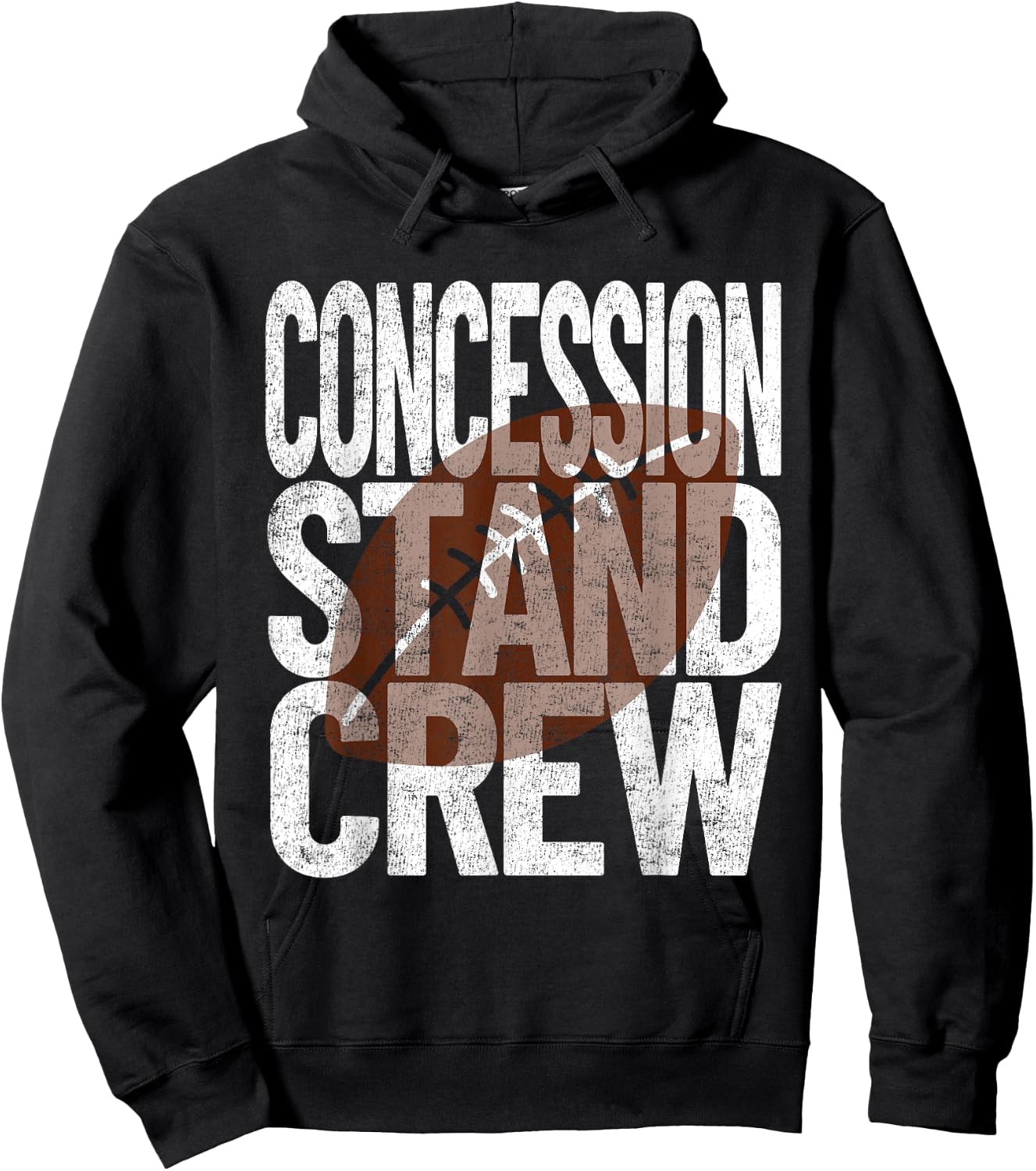Concession Stand Crew - Football Game Food Hoodie - Hoodie | Black