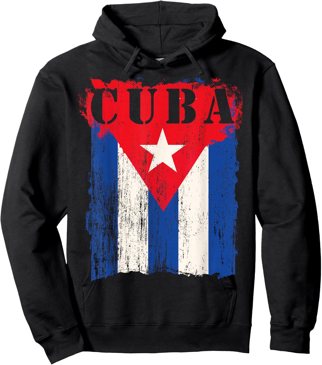 Cuban Flag Shirt Cuba Hispanic Heritage Month Patriotic Hoodie - Hoodie | Black