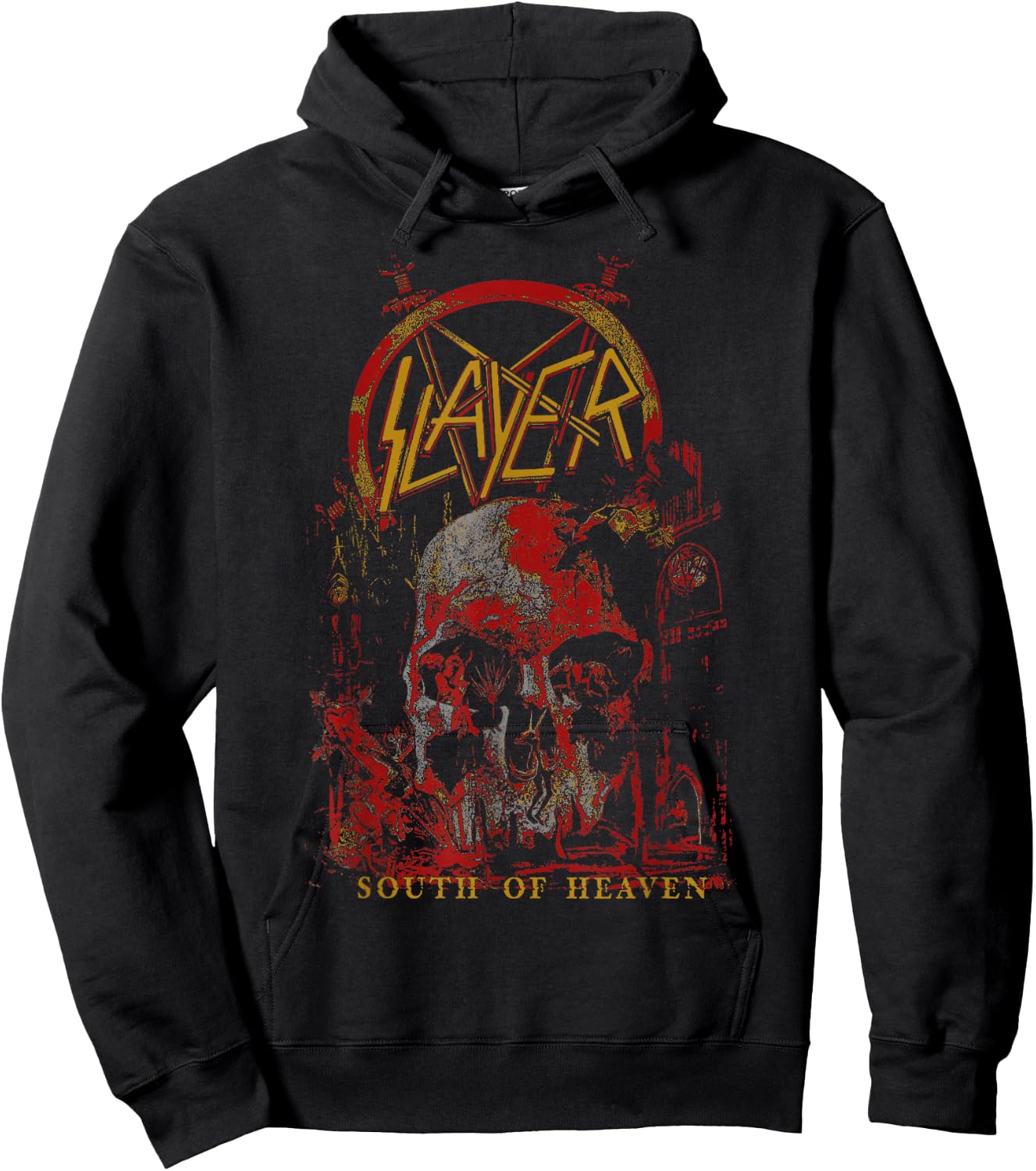 Slayer - South of Heaven Three Color Hoodie - Hoodie | Black