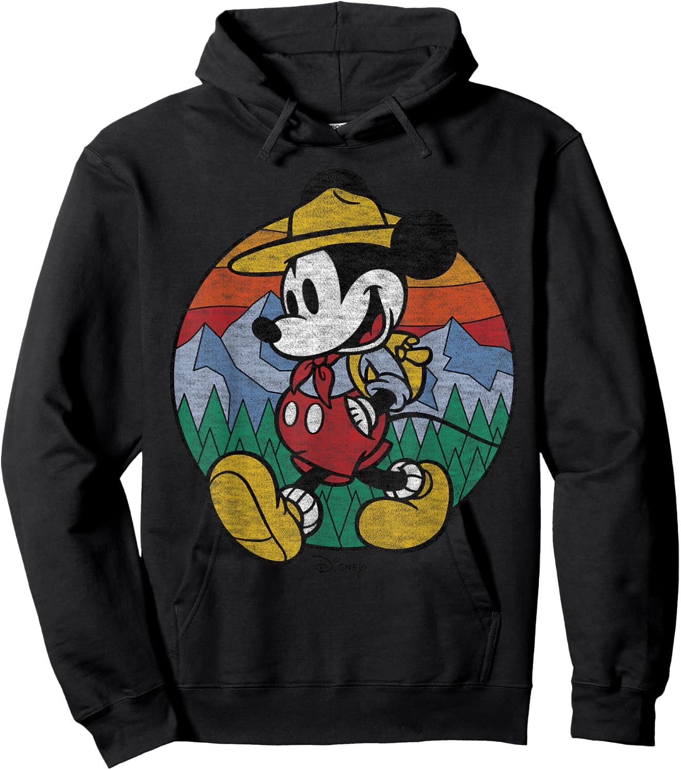 Disney - Mickey Round Hiking Hoodie - Hoodie | Black