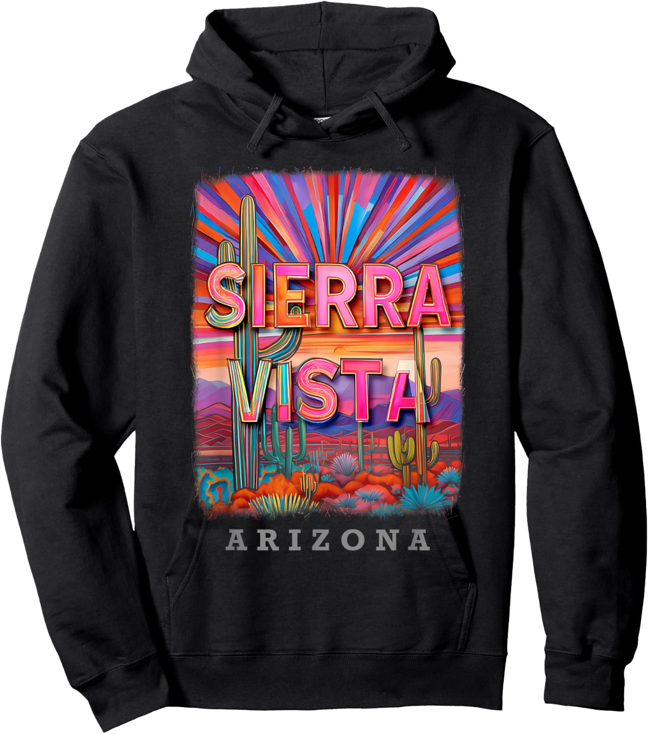 Sierra Vista Arizona AZ Sunset Splendor SD420 Hoodie - Hoodie | Black