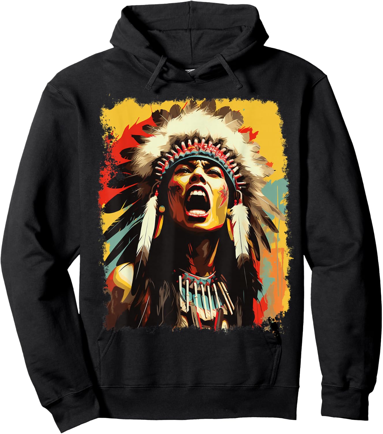 Native American Hoodie - Hoodie | Black
