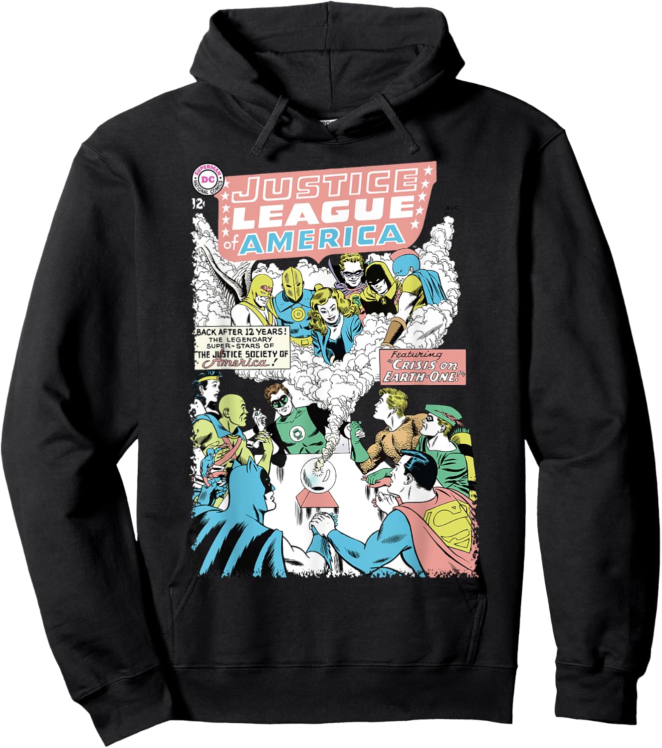 DC Justice League Cover 21 Crisis Hoodie - Hoodie | Black