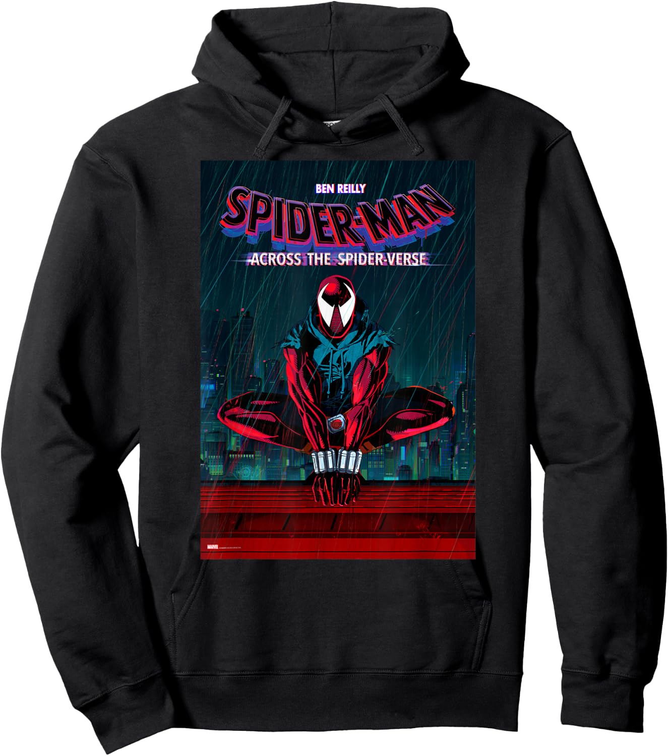 Marvel Spider-Man: Across the Spider-Verse Ben Reilly Poster Hoodie - Hoodie | Black