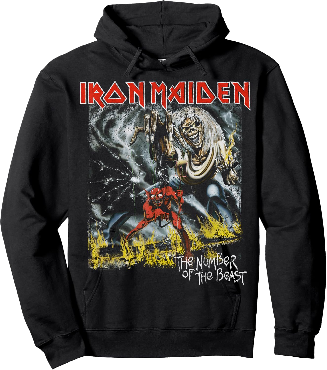 Iron Maiden - Eddie Number of the Beast Hoodie - Hoodie | Black