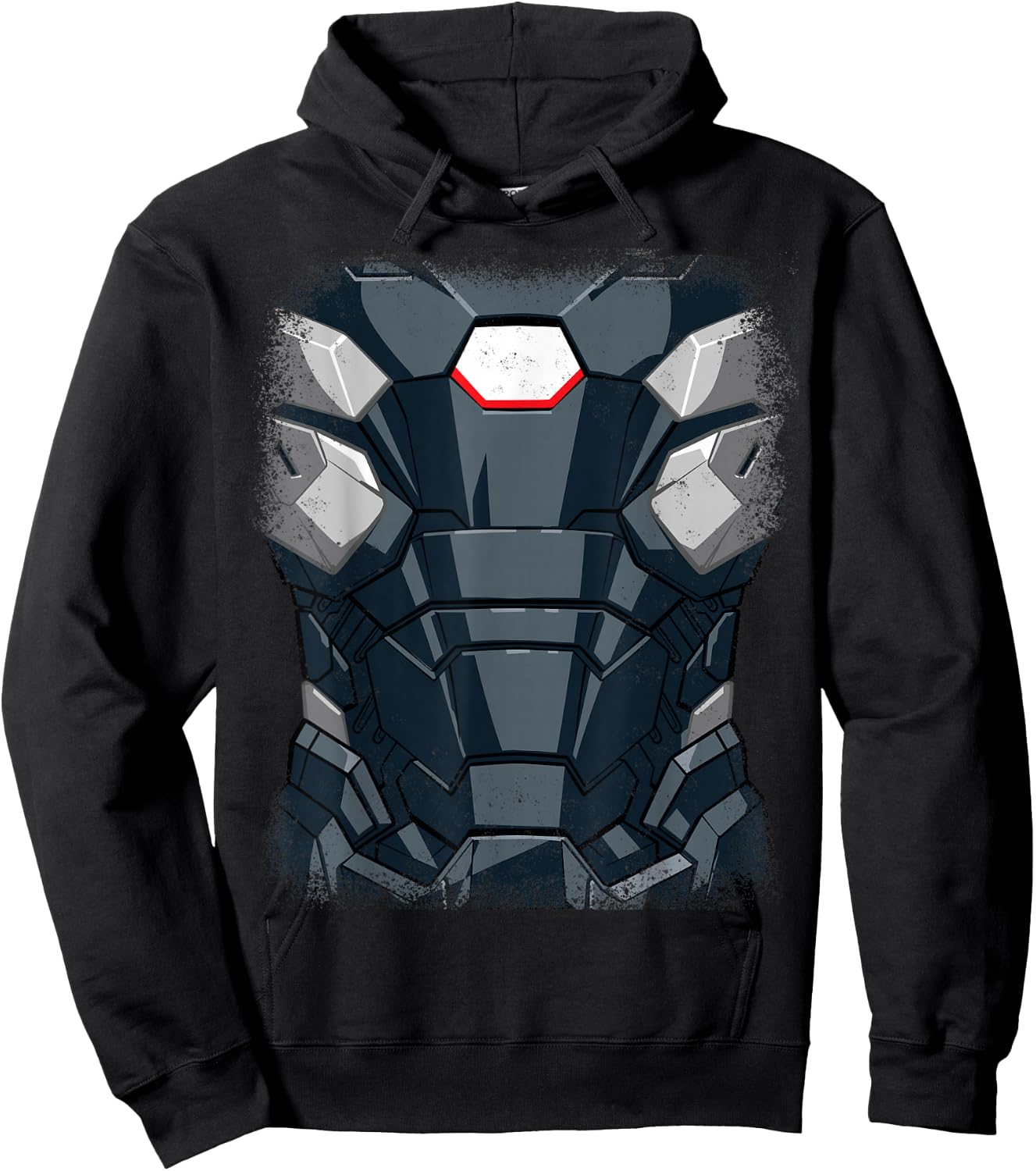 Marvel War Machine Iron Man Armor Avengers Halloween Costume Hoodie - Hoodie | Black