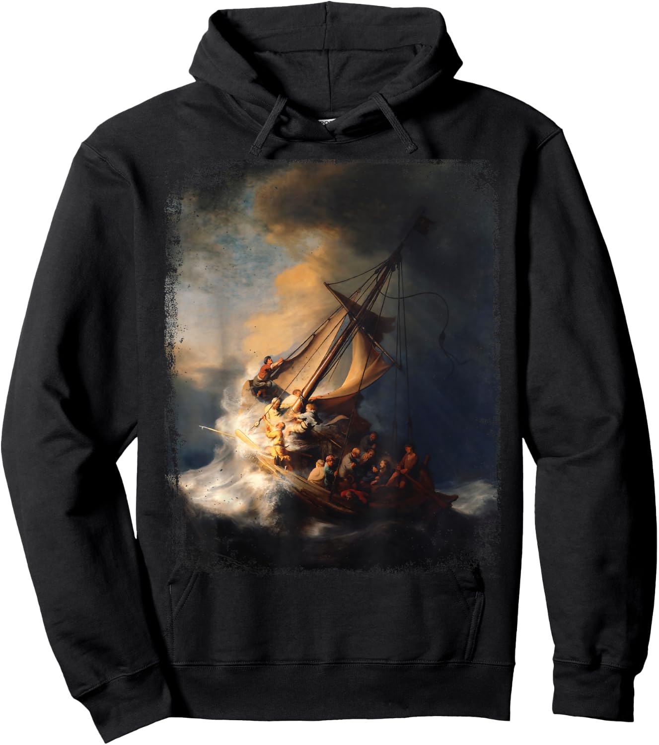 Rembrandt - Christ in the Storm on the Lake of Galilee, 1633 Hoodie - Hoodie | Black