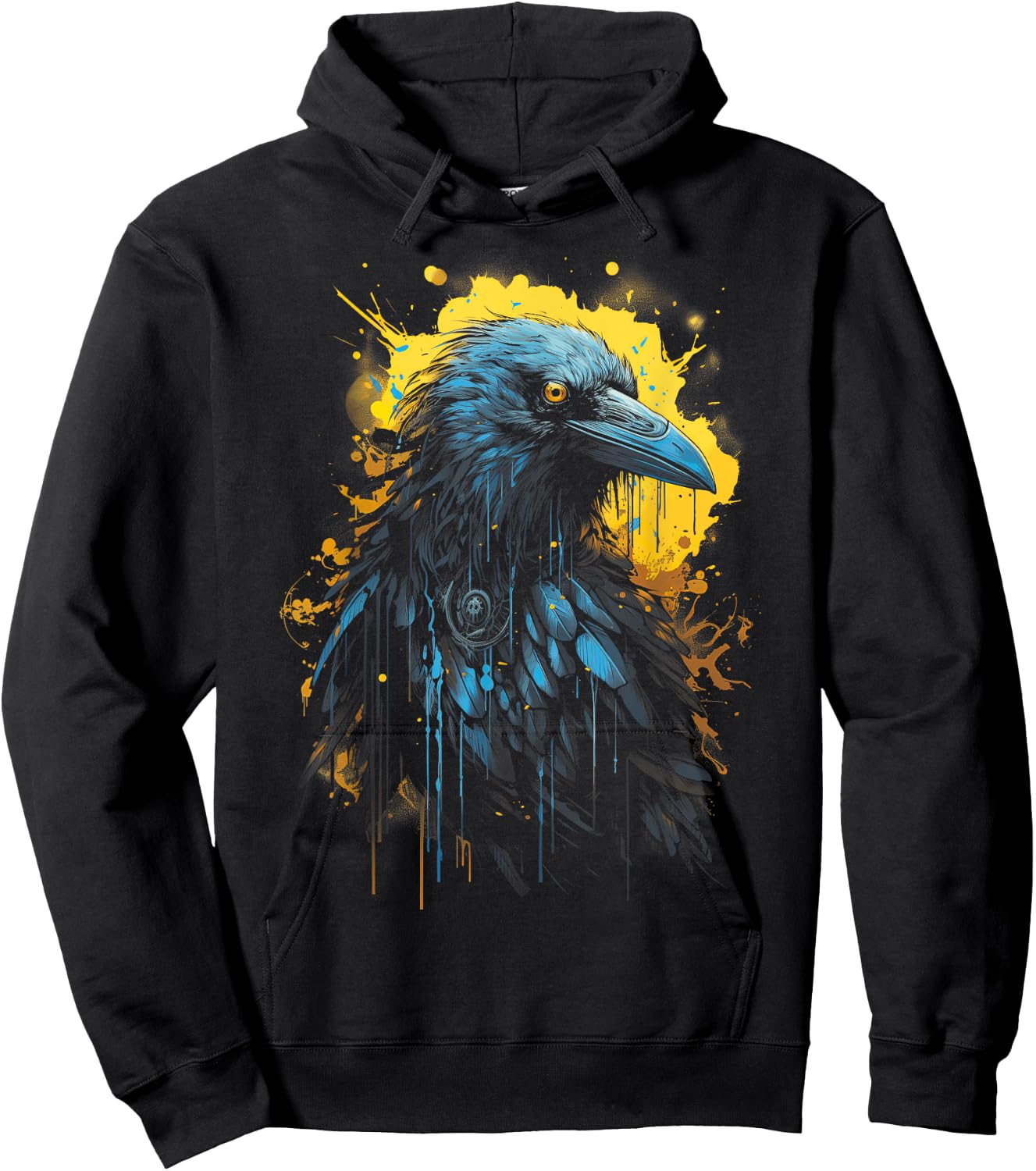 Raven Black gothic Occult Viking Witchcraft Hoodie - Hoodie | Black