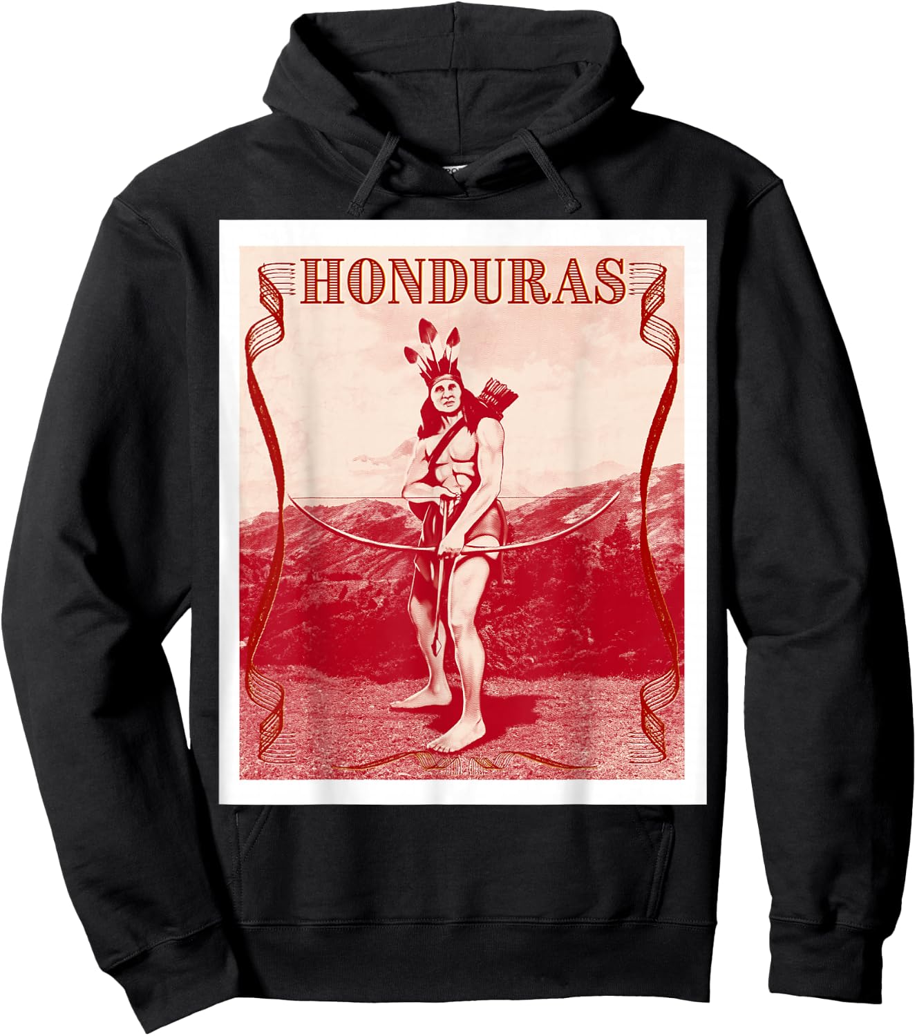 Honduras indio lempira Hoodie - Hoodie | Black
