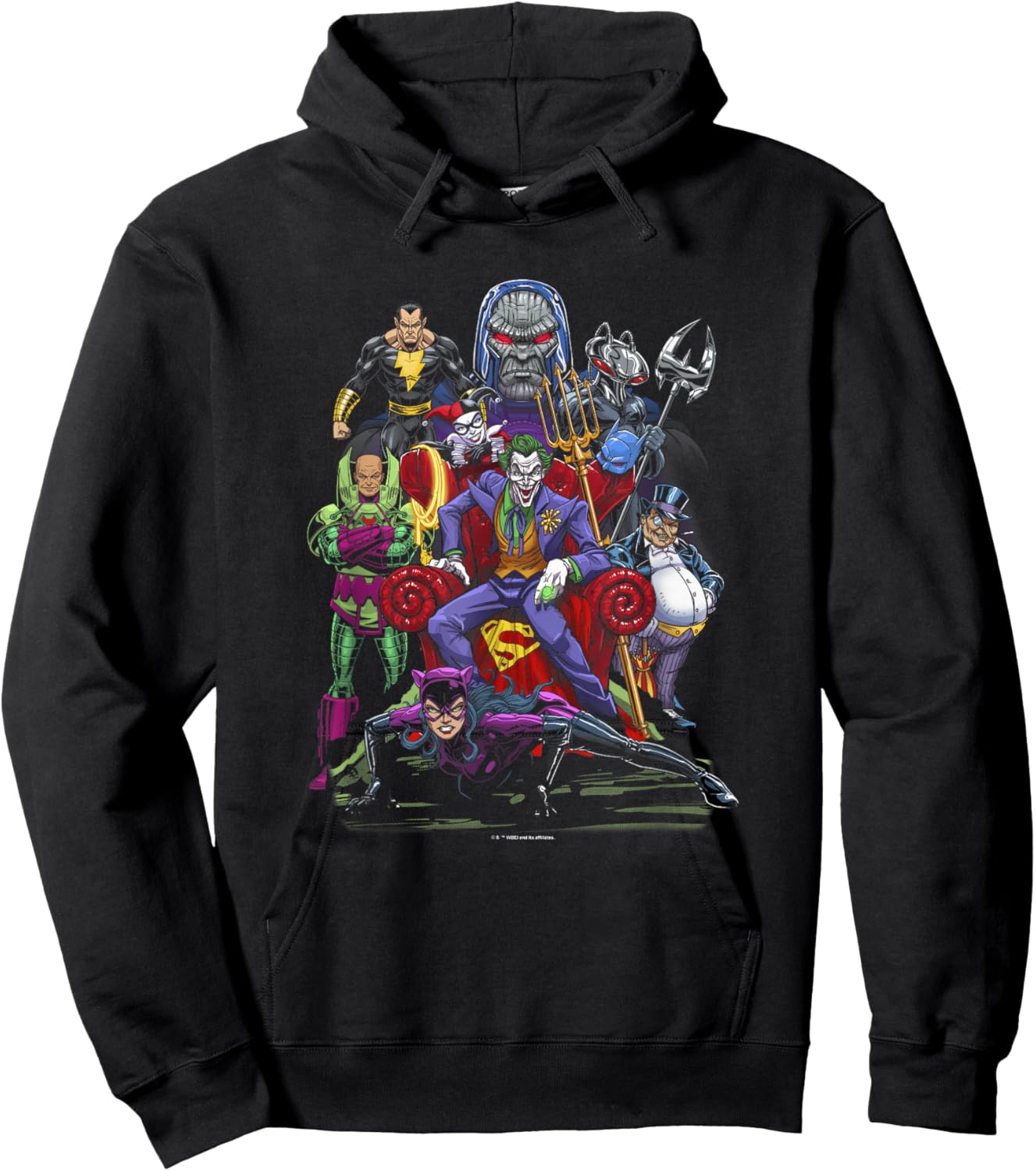 WB 100 DC Comics Legion Of Doom Group Shot Hoodie - Hoodie | Black