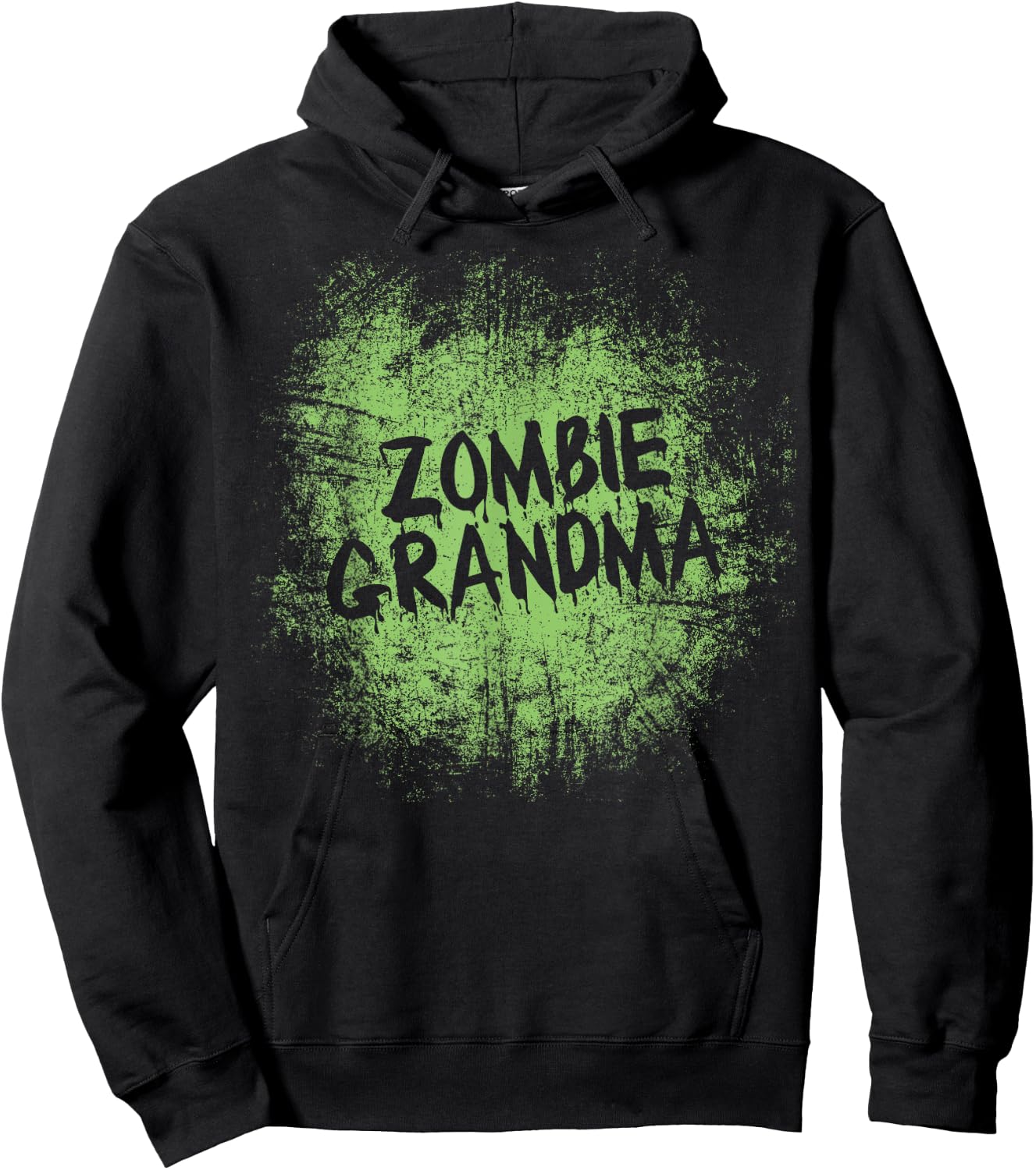 Zombie grandma easy lazy halloween costume zombies family Hoodie - Hoodie | Black