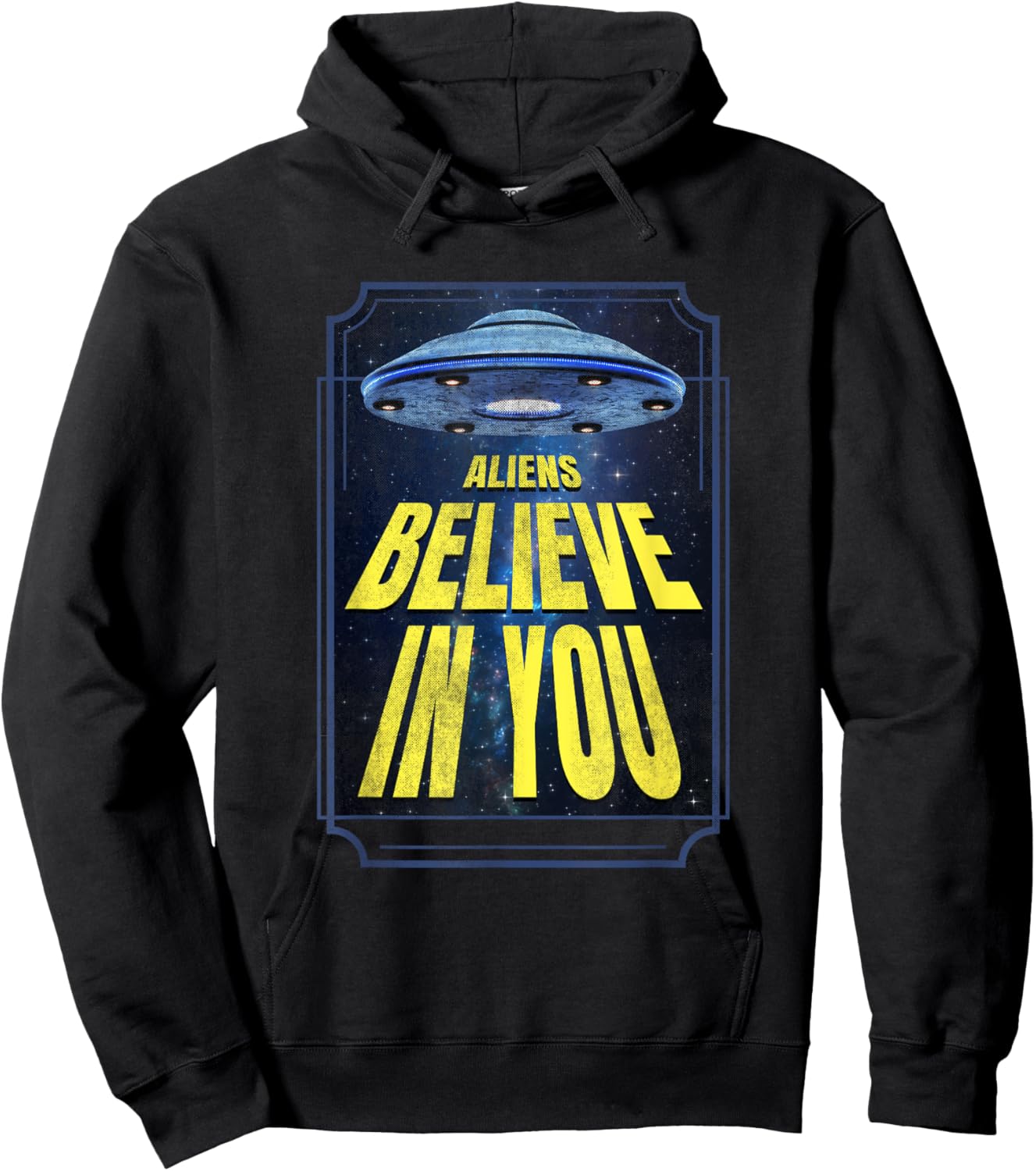 Aliens Alien UFO Hoodie - Hoodie | Black