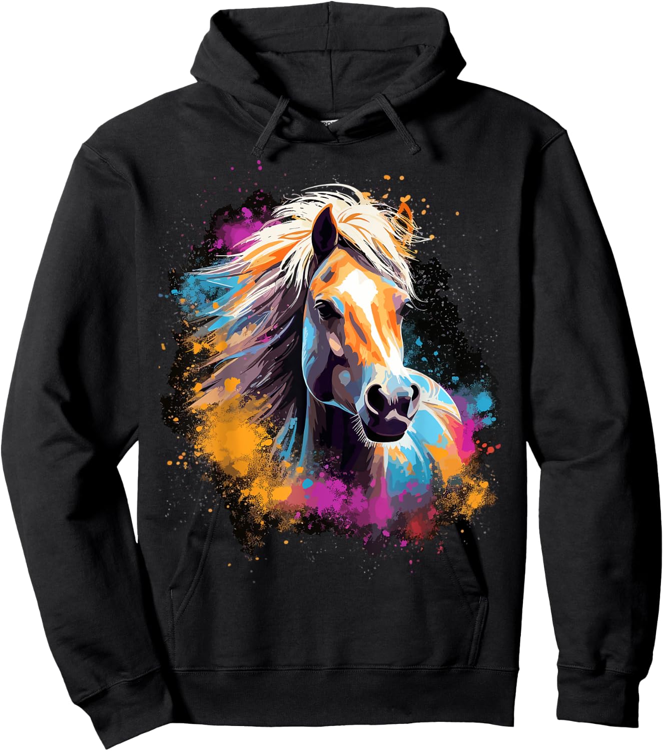 Haflinger Horse Riding Dressage Show Jumping Horse Stable Hoodie - Hoodie | Black