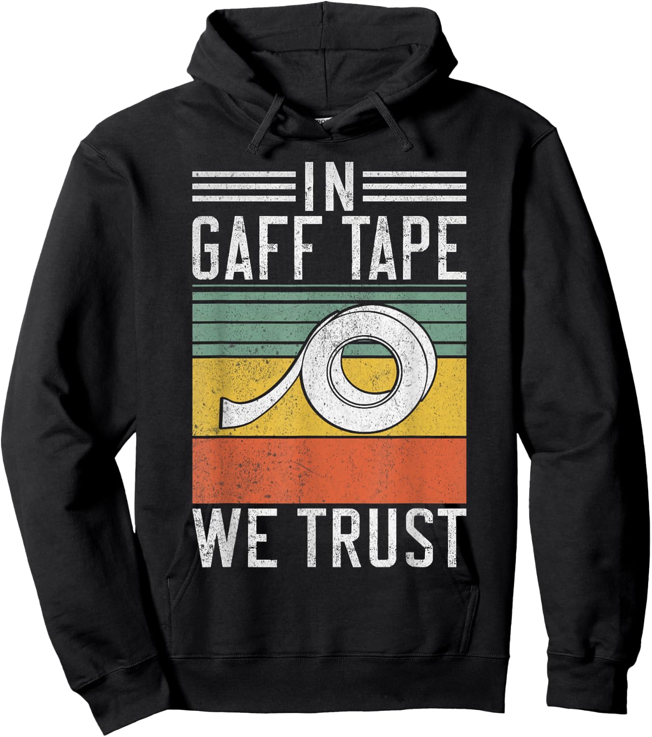In Gaff Tape we trust Stage Crew Backstage Theater Hoodie - Hoodie | Black