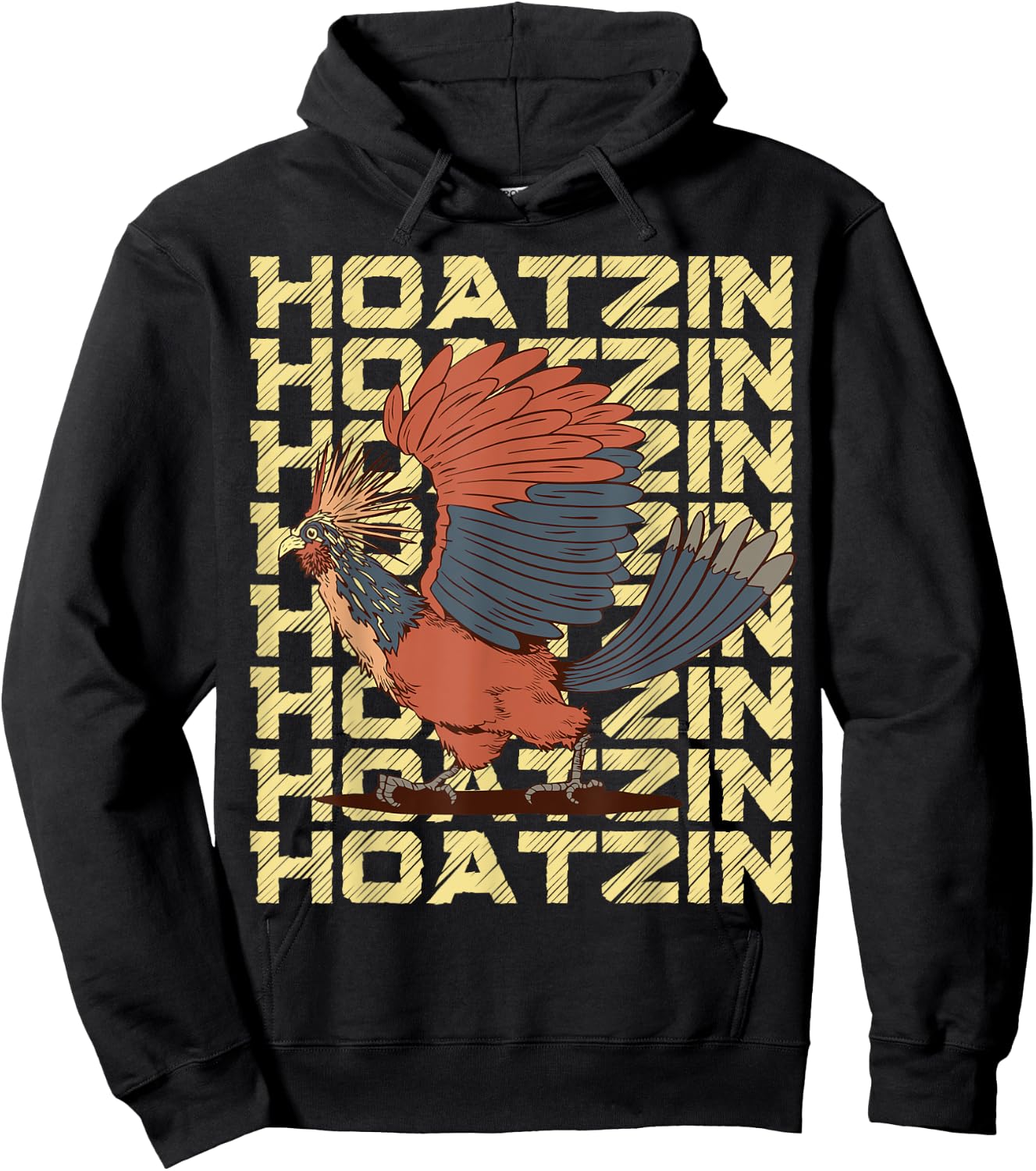 Hoatzin Bird Hoodie - Hoodie | Black