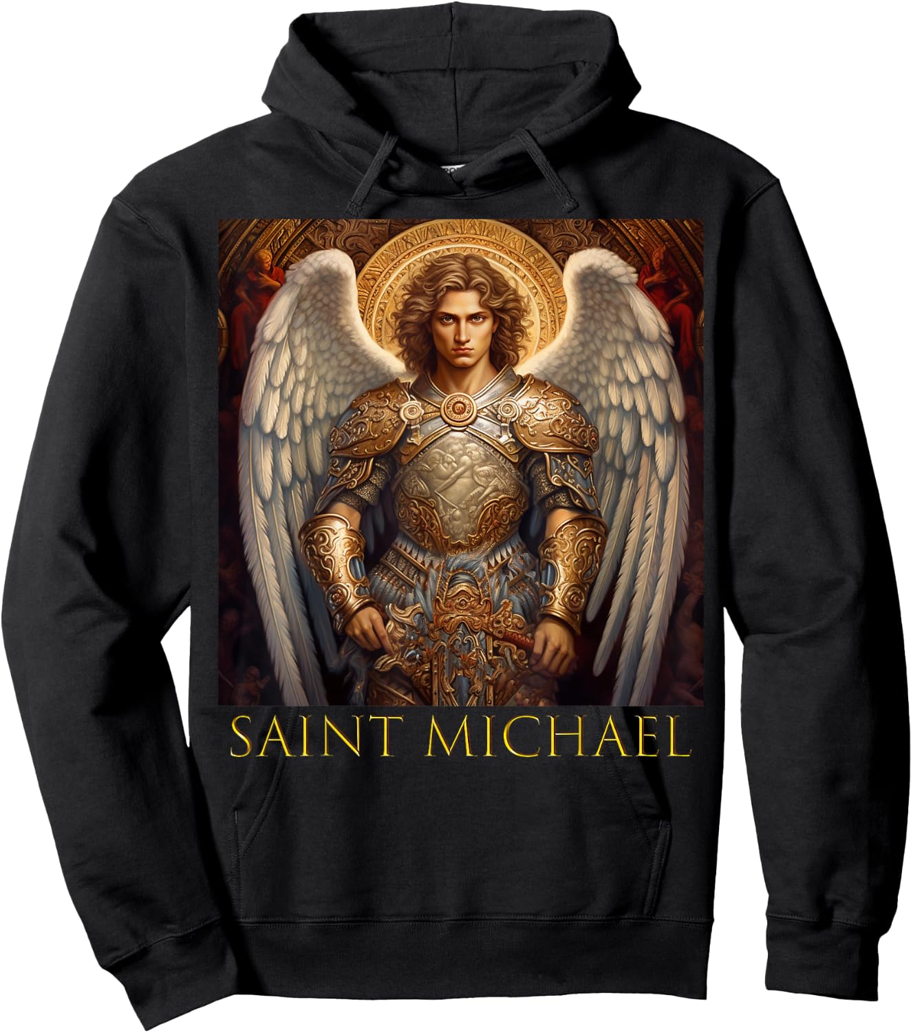 Saint Michael the Archangel Hoodie - Hoodie | Black