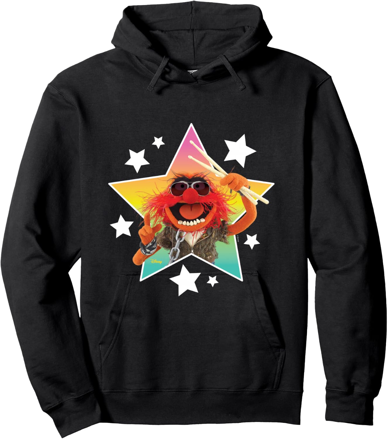 The Muppets - Animal & Stars Hoodie - Hoodie | Black