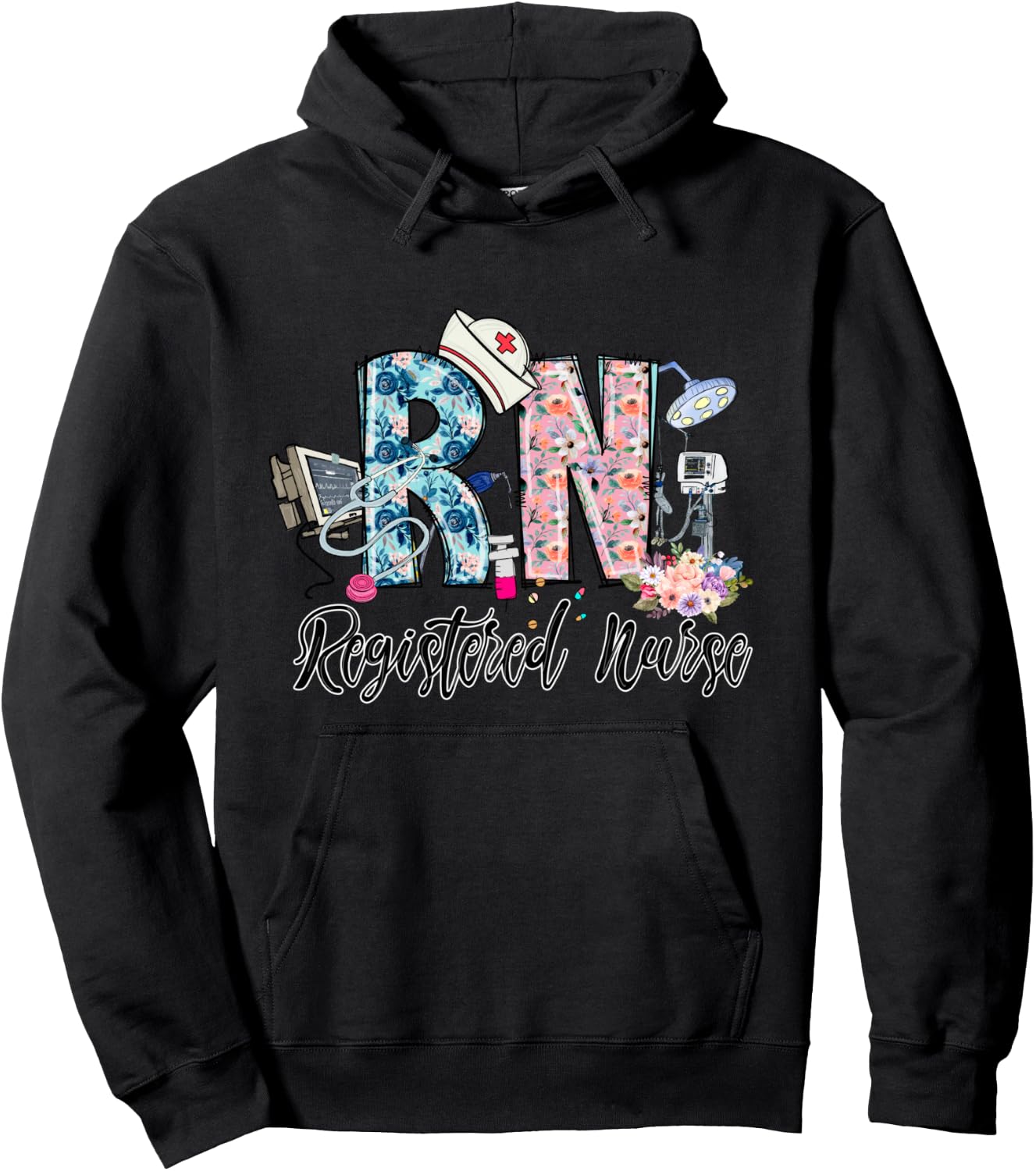 Registered Nurse For Student Nurse RN Hoodie - Hoodie | Black