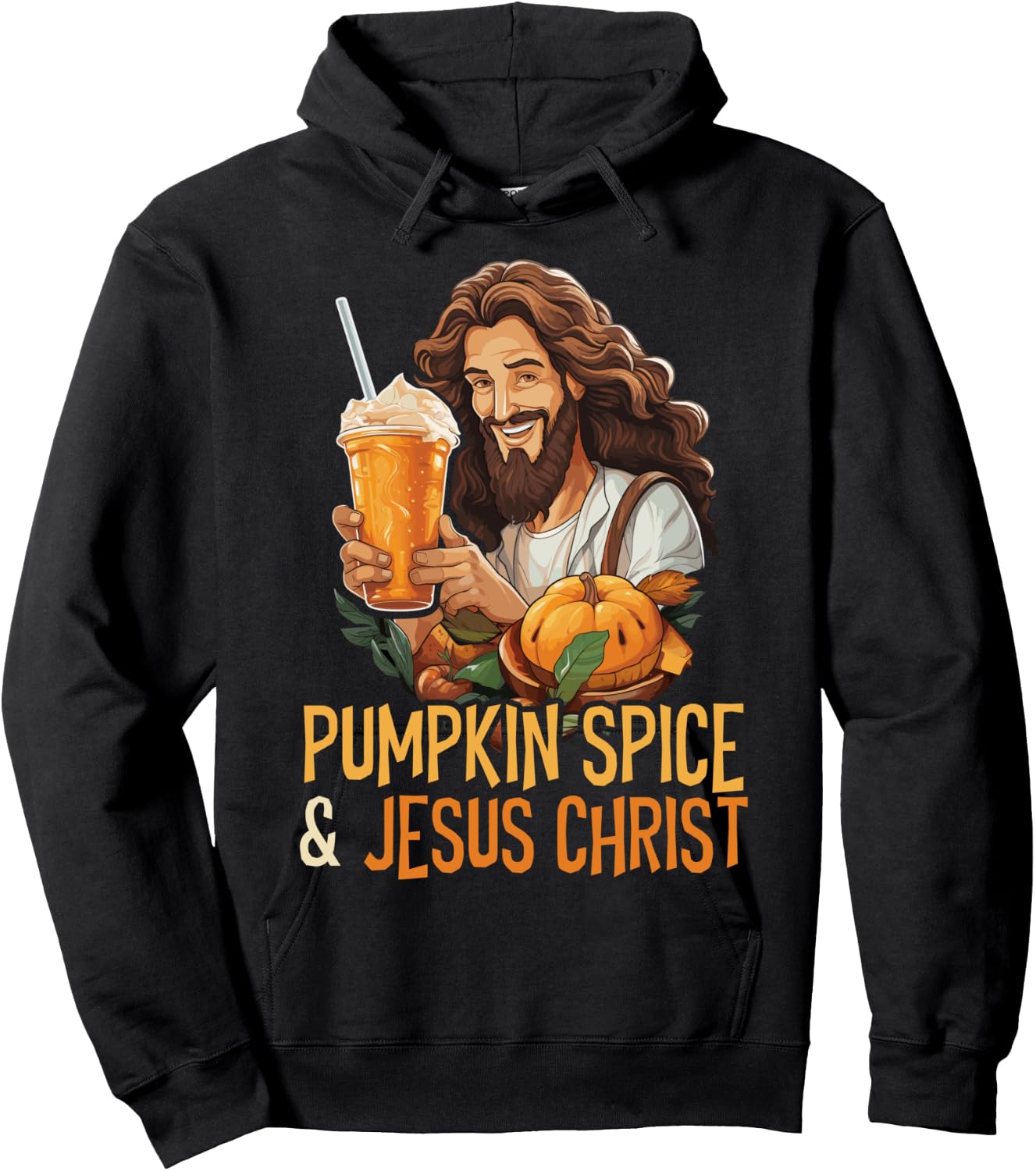 Pumpkin Spice Latte Autumn Food Flavored Drink Hoodie - Hoodie | Black