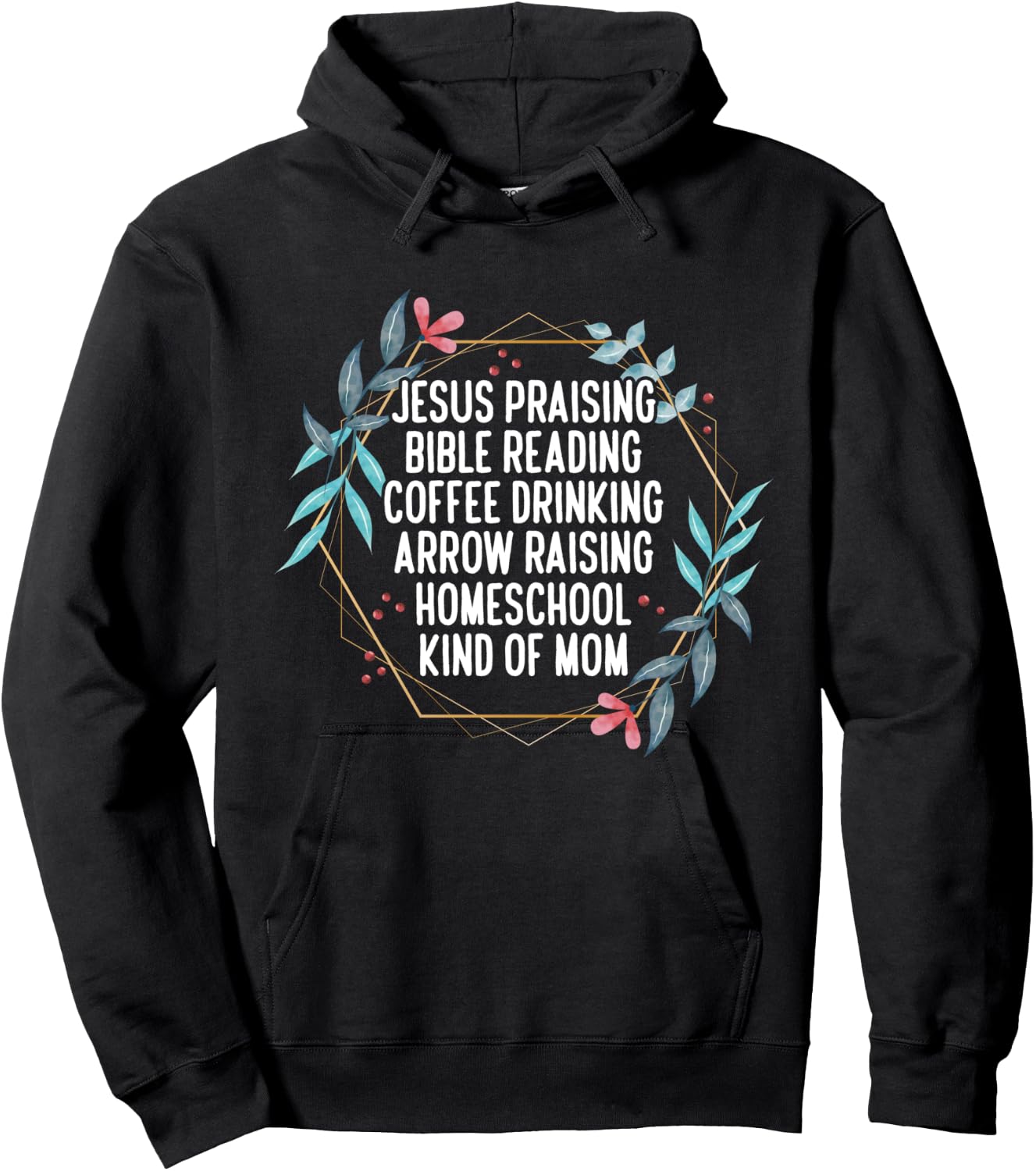 Christian Homeschool Mom Hoodie - Hoodie | Black