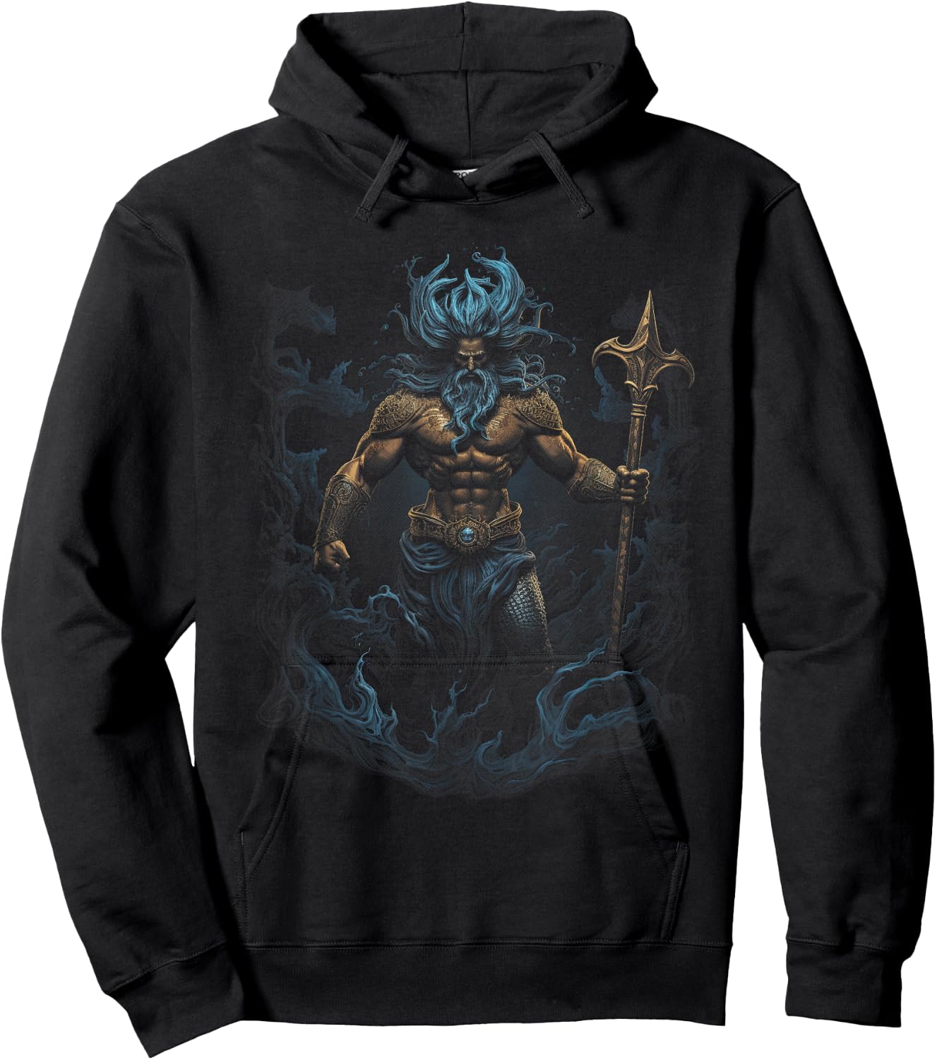 Greek Poseidon Ancient greece Hoodie - Hoodie | Black