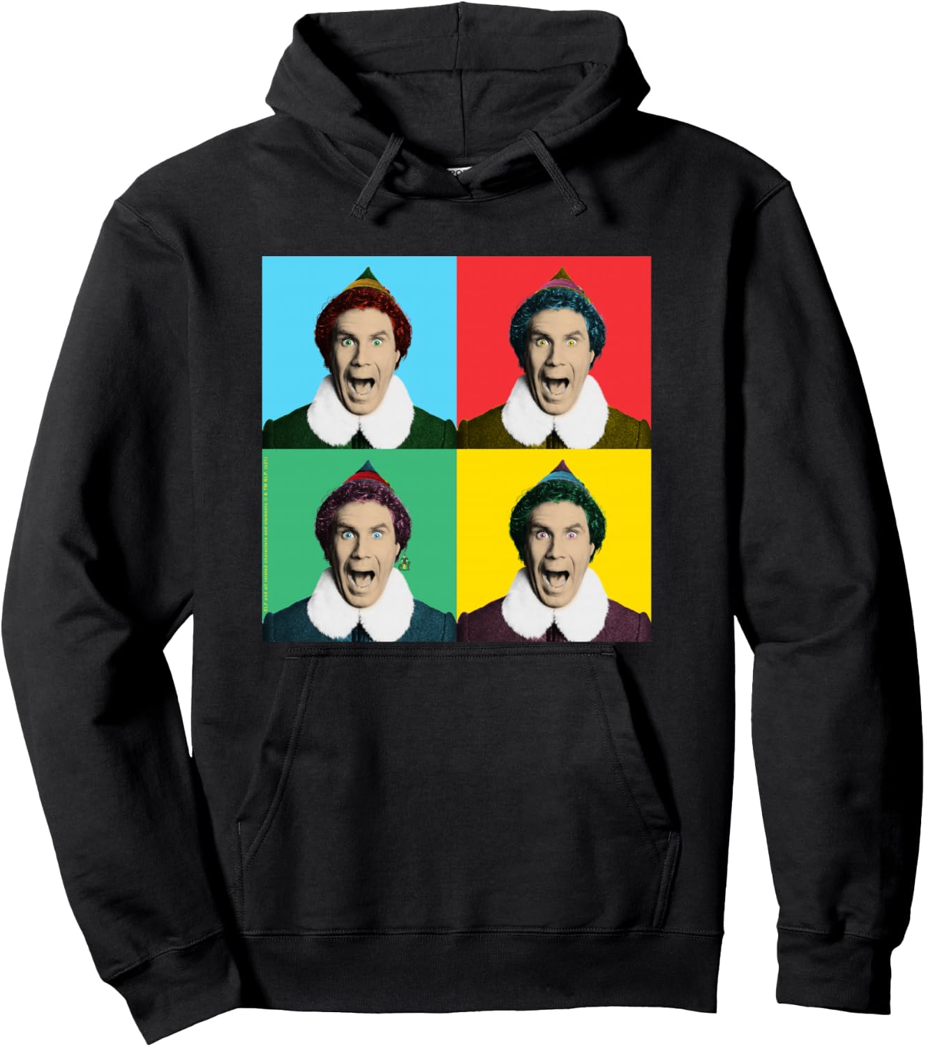 Elf Movie Buddy Pop Art Christmas Movie Hoodie - Hoodie | Black