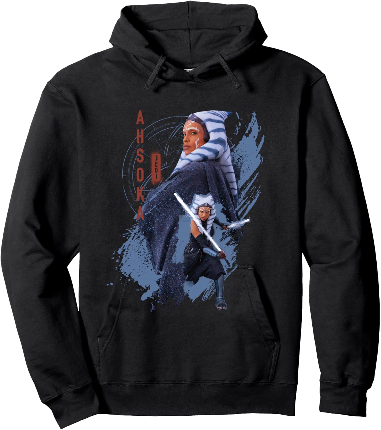 Star Wars Ahsoka Tano Jedi Ready Disney+ Hoodie - Hoodie | Black