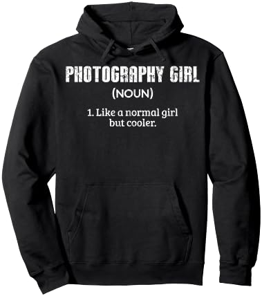 Photographer Funny Photography Girl Graphic Hoodie - Hoodie | Black